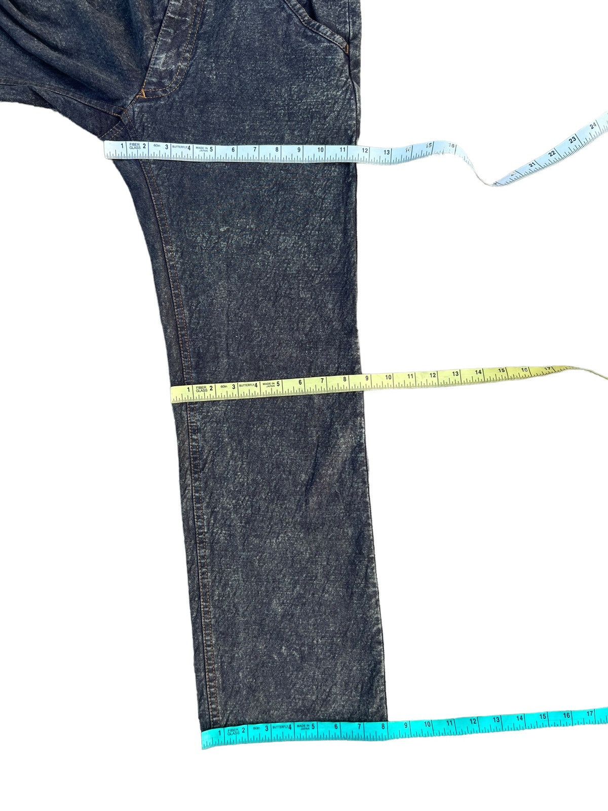 Vintage b. a-Dieu Made in Japan Acid Washed Denim Jeans Size US 30 / EU 46 - 4 Thumbnail