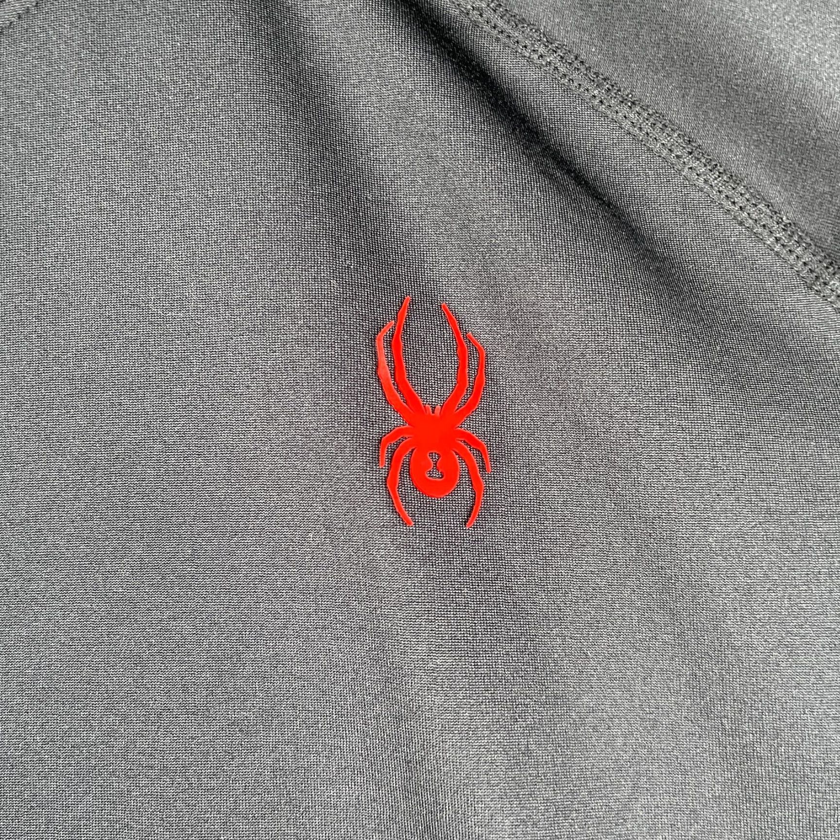 Spyder Spyder Shirt Active Long Sleeve Performance Gym 2XL Black Logo Mens Athletic Stretch Pullover Crew Neck Size US XXL / EU 58 / 5 - 3 Thumbnail