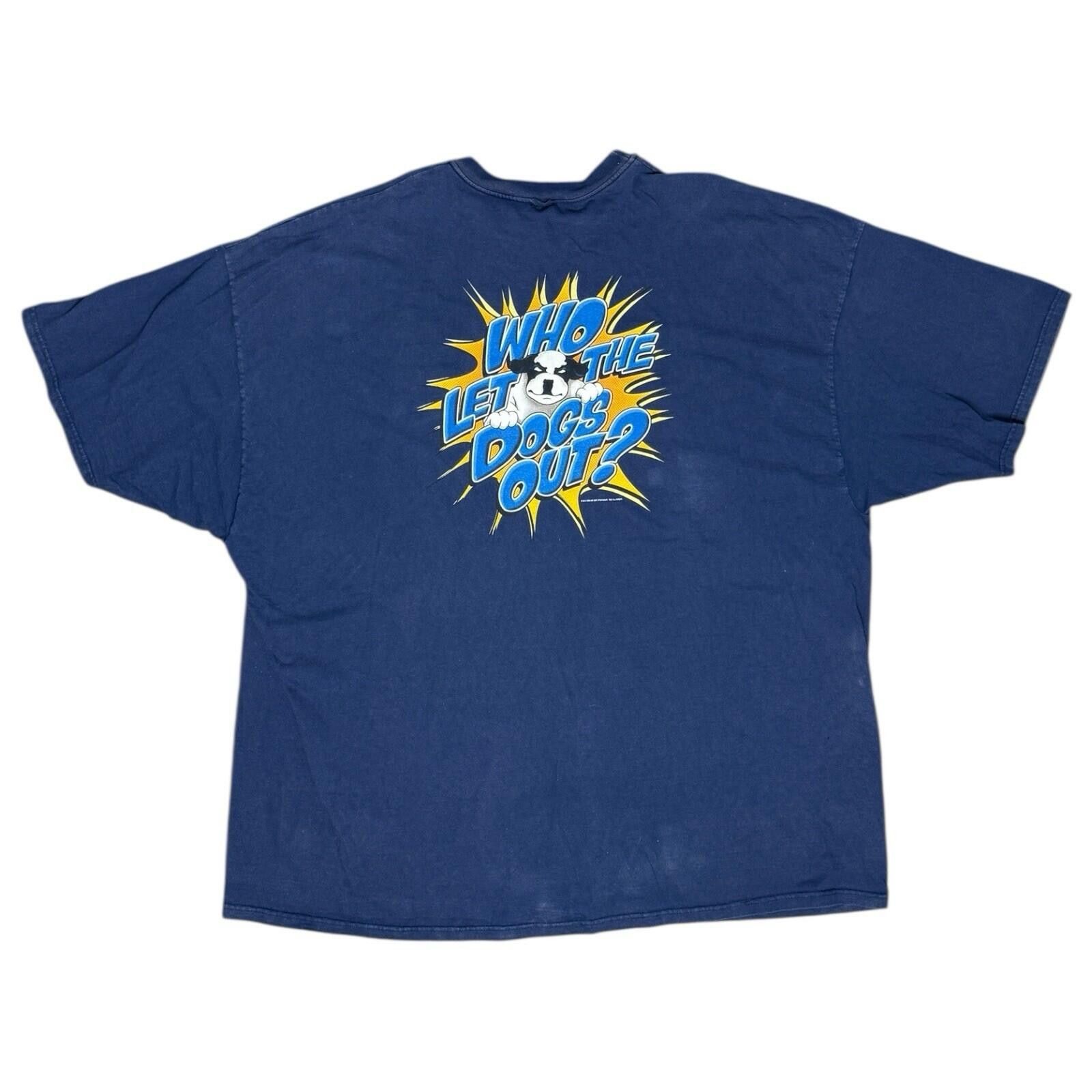 Big Dogs Vintage 2000 Big Dogs Who Let The Big Dogs Out Shirt 3XL Size US XXL / EU 58 / 5 - 1 Thumbnail