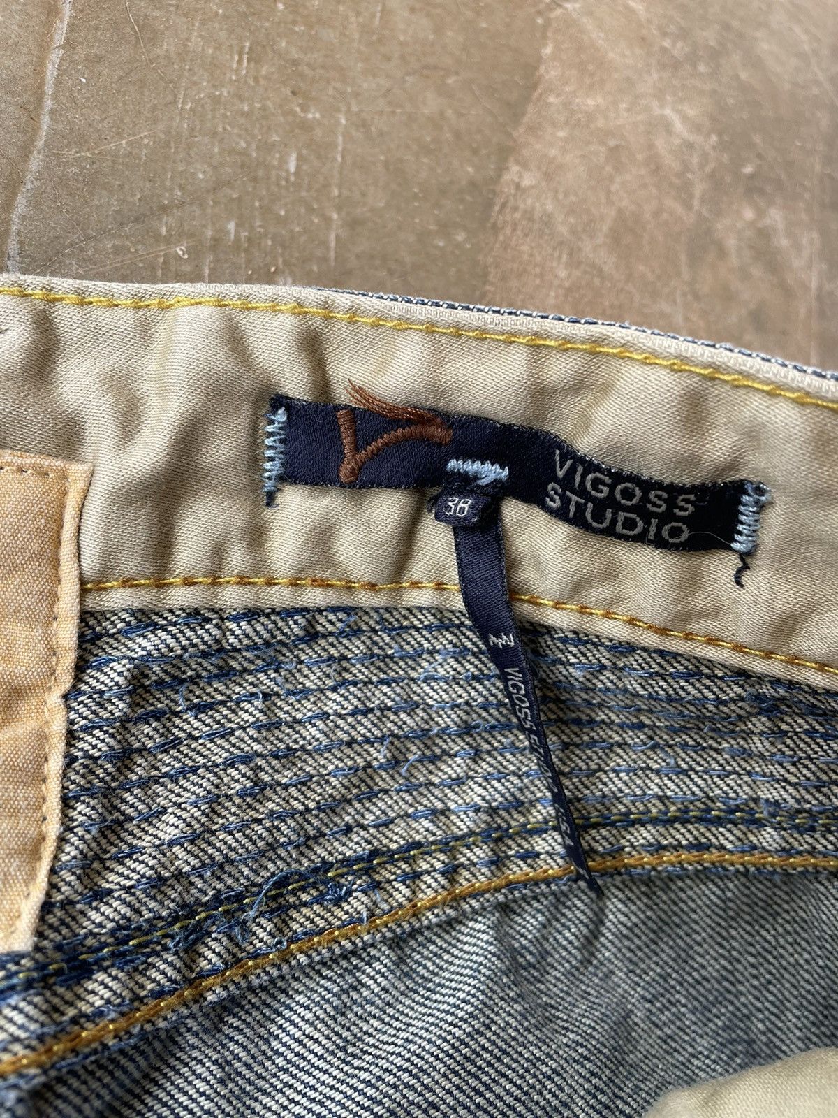 Designer × Other VIGOS USA SASHIKO STYLE DENIM Size US 38 / EU 54 - 9 Thumbnail