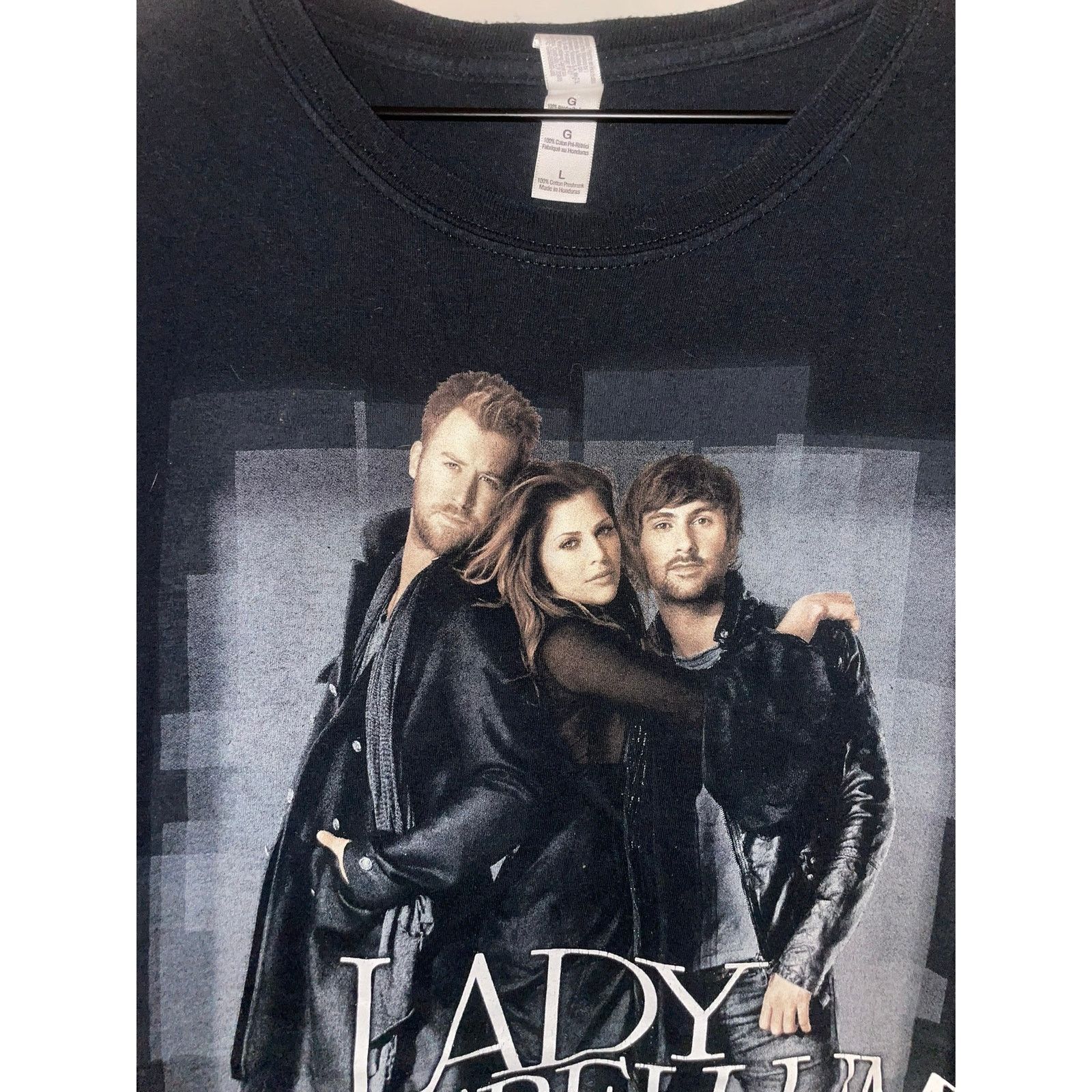 Gildan Womens Lady Antebellum Shirt Need You Now Tour Tee 2010 L Size L / US 10 / IT 46 - 2 Thumbnail