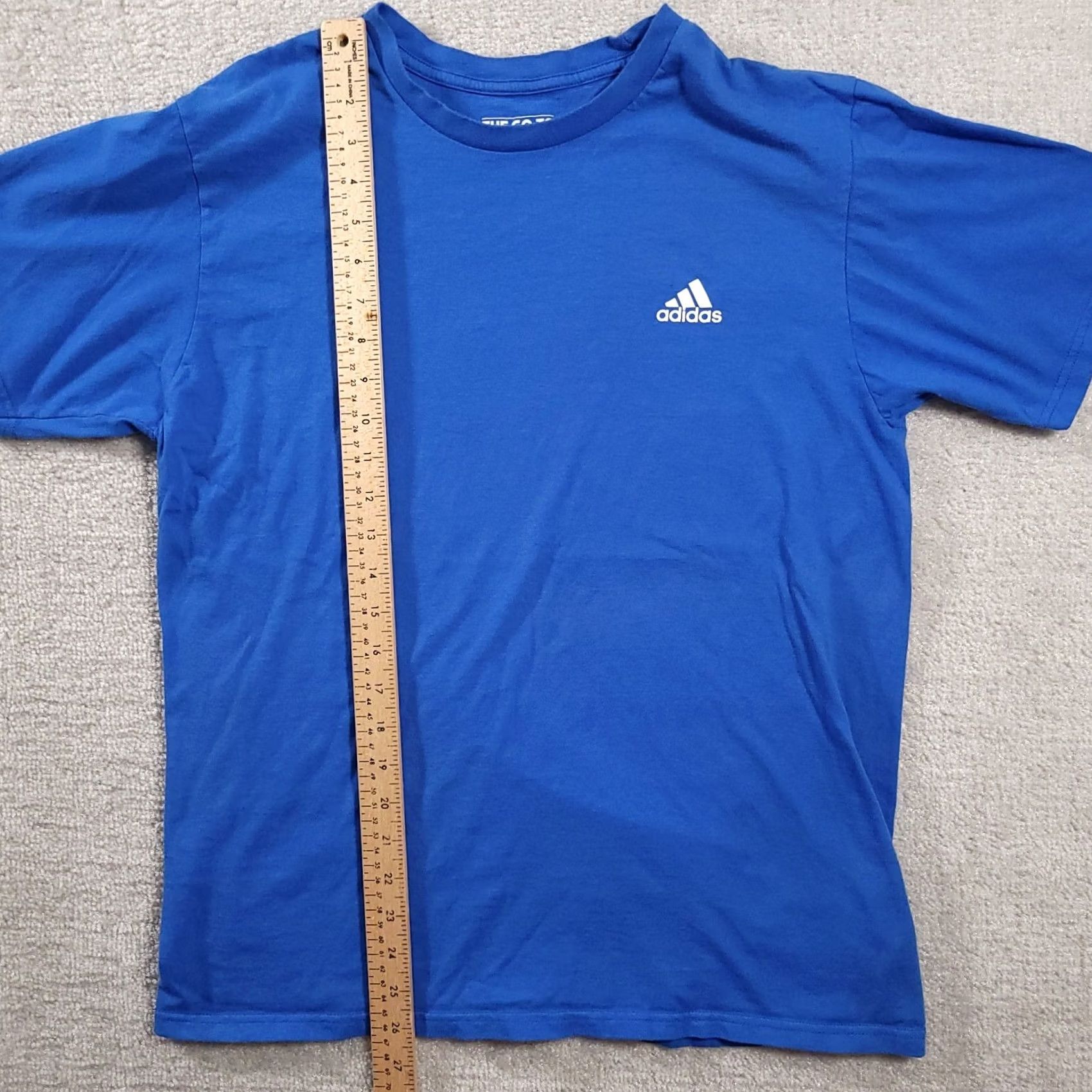 Adidas adidas Shirt Mens S Blue The Tee Men Logo Size US S / EU 44-46 / 1 - 6 Thumbnail