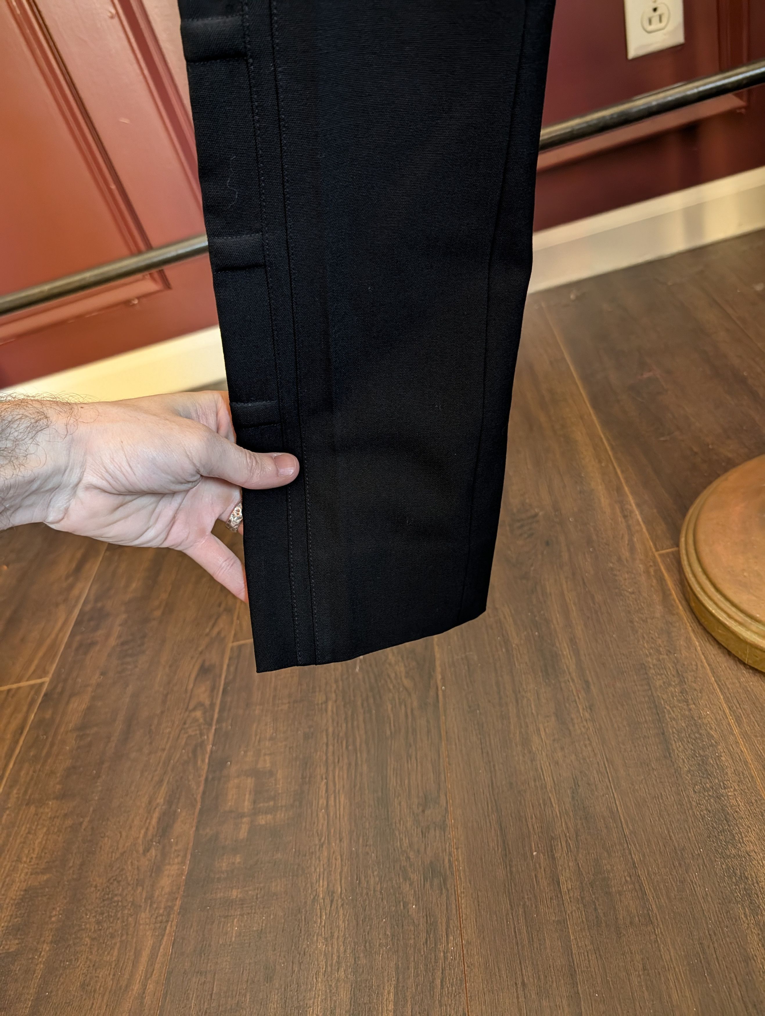 Dior FW 2008 KVA ridged side cummerbund runway pants 44 Size US 29 - 7 Thumbnail