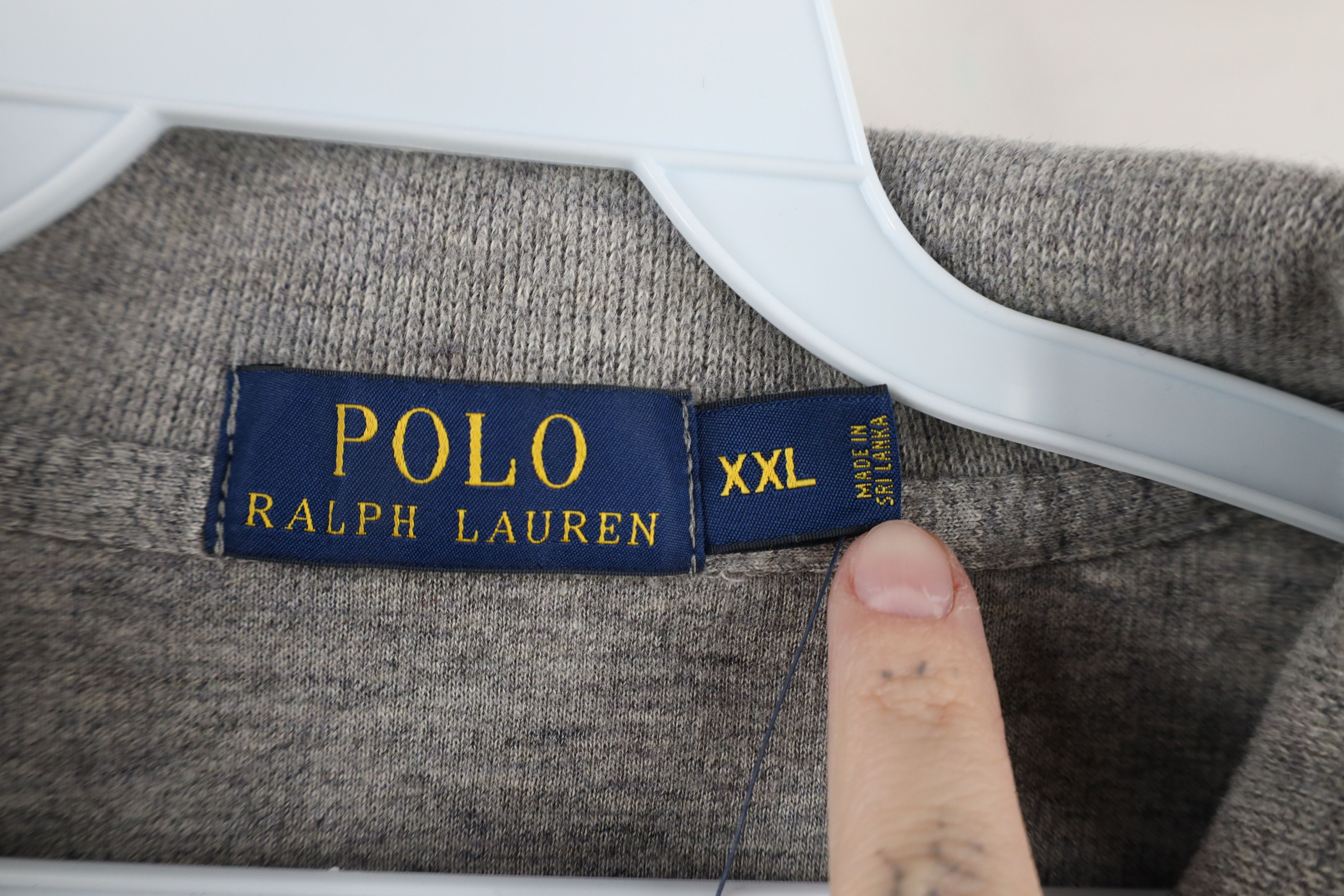 Ralph Lauren × Vintage New Ralph Lauren Ribbed Knit Half Zip Pullover Sweater Gray Size US XXL / EU 58 / 5 - 8 Thumbnail