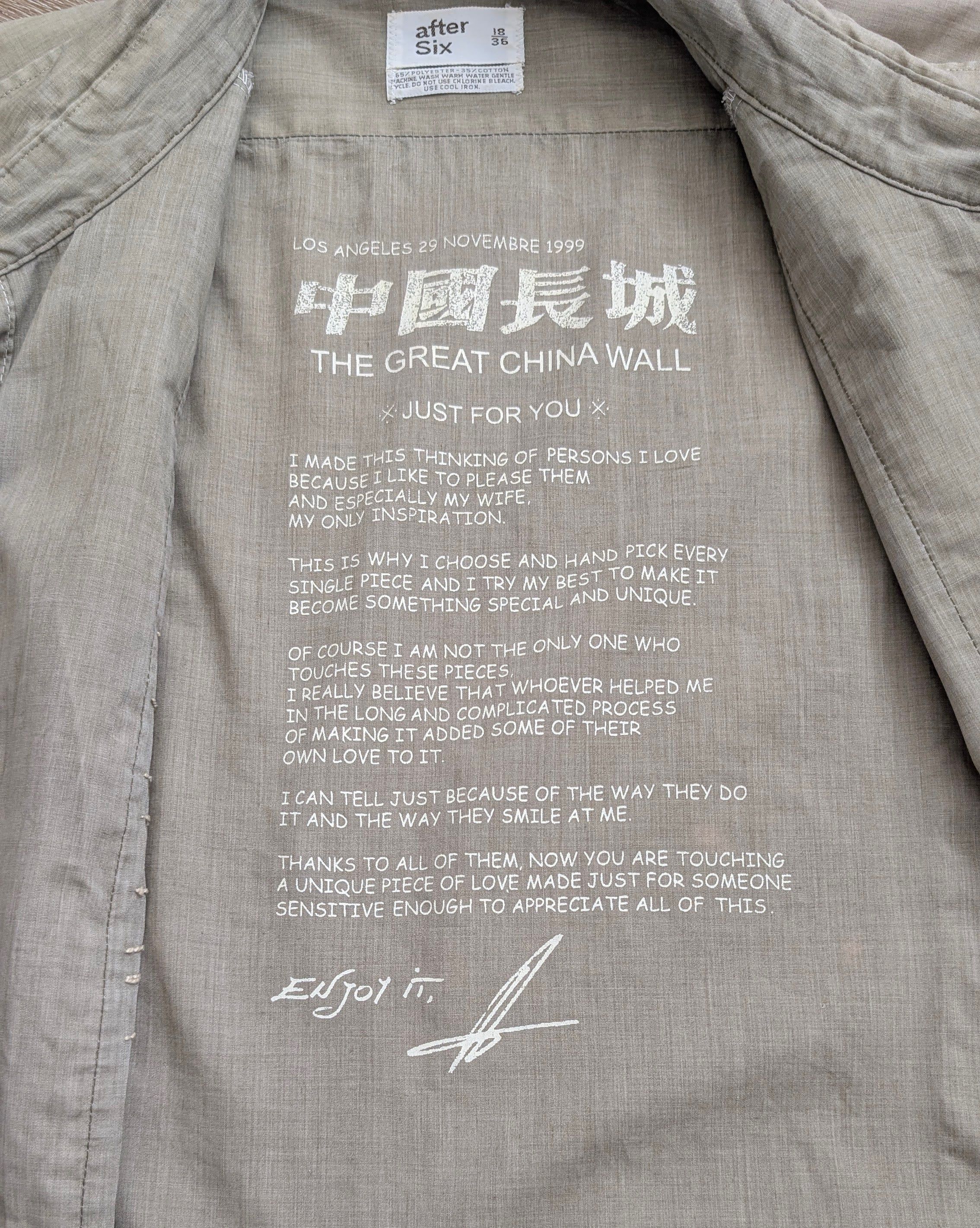 The Great China Wall Great China Wall VTG XL Emb Tux Shirt Size US XL / EU 56 / 4 - 8 Thumbnail
