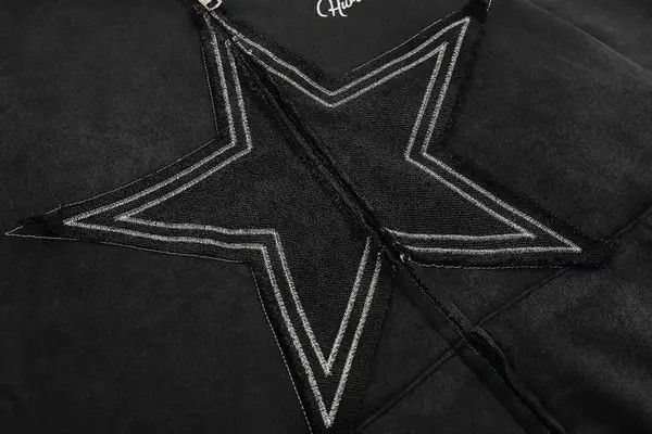 Other Embroidered Star Patch Jacket Hoodie Size US L / EU 52-54 / 3 - 6 Thumbnail