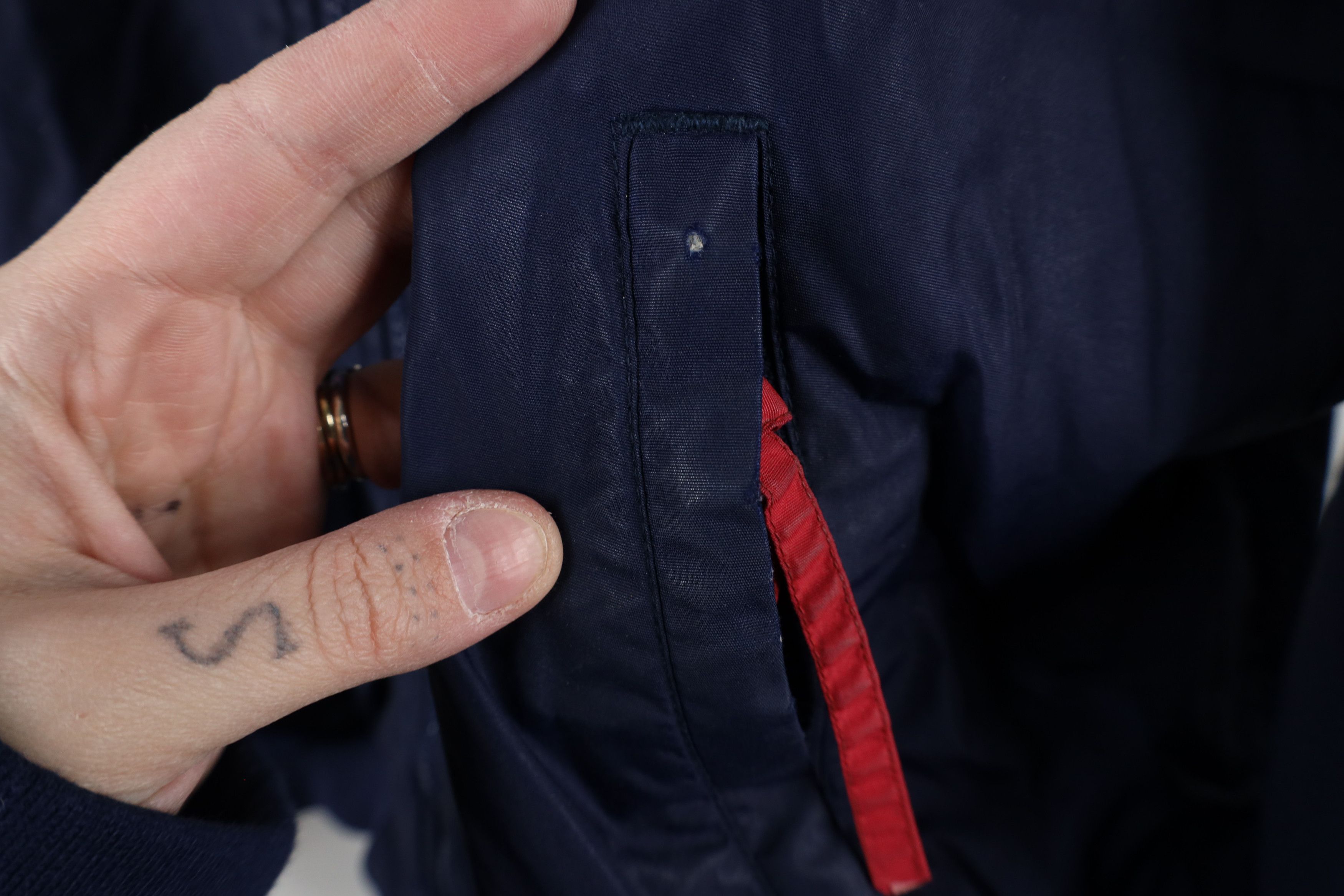 Columbia × Vintage Vintage 90s Columbia Spell Out Fleece Lined Bomber Jacket Size US XXL / EU 58 / 5 - 4 Thumbnail