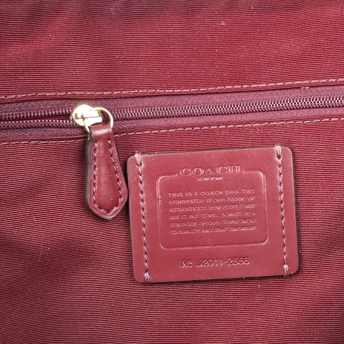 Coach Coach 2558 Katy Satchel In Signature Canvas Red Hand Bag Size ONE SIZE - 16 Thumbnail