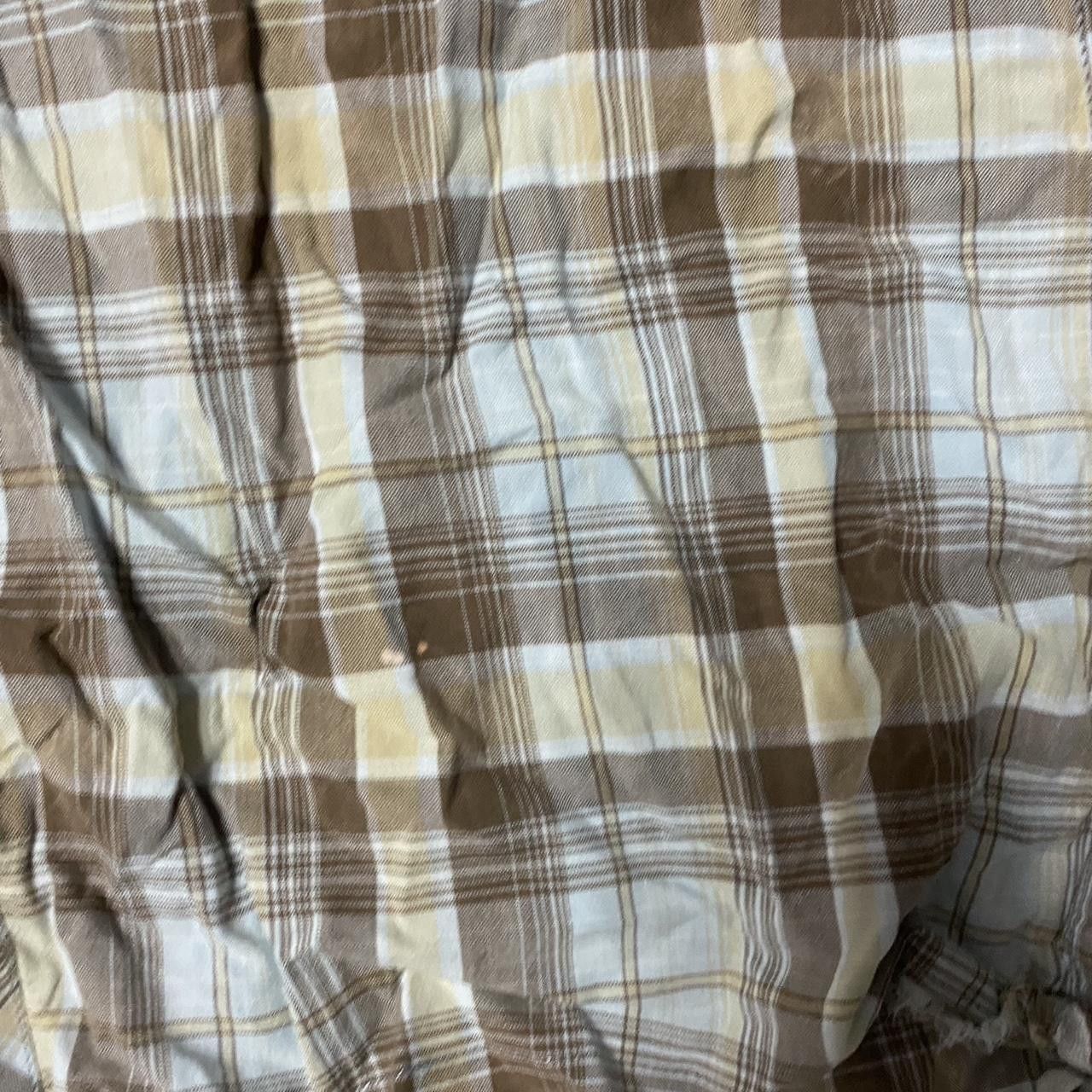 Other Brown and white plaid button up shirt #plaidshirt Size US L / EU 52-54 / 3 - 2 Thumbnail