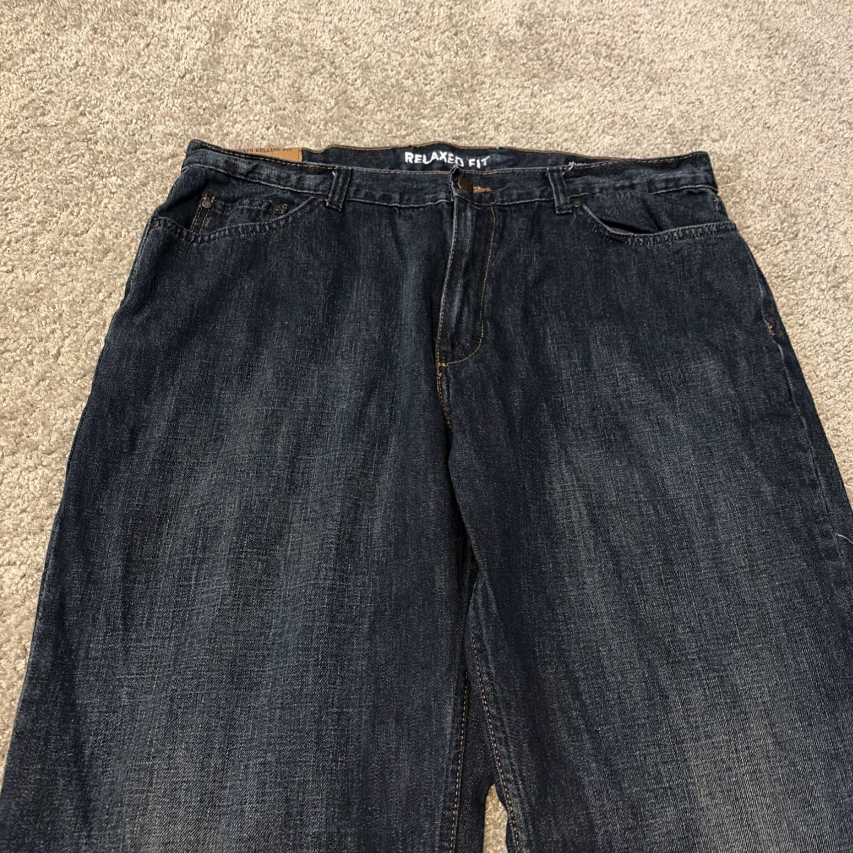 Chaps Chaps Ralph Lauren Jeans Dark Wash Relaxed Fit 38x30 Denim Men Blue Size US 38 / EU 54 - 3 Thumbnail