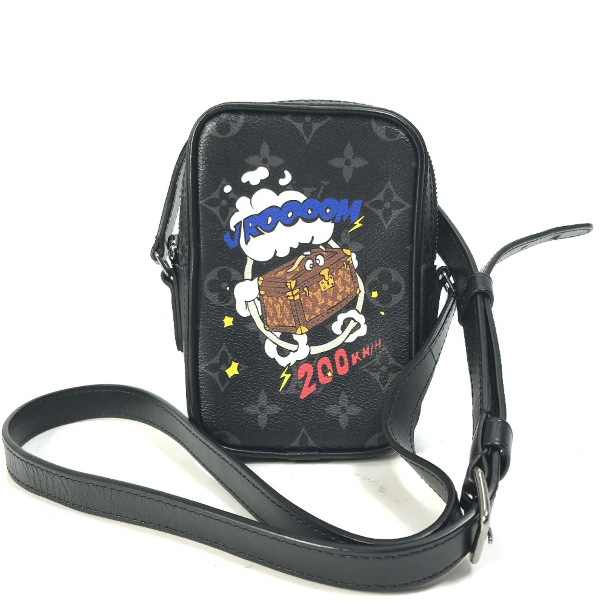 Louis Vuitton Louis Vuitton M45928 MonogramEclipse Trunk print Crossbody Shoulder Bag Black Size ONE SIZE - 1 Thumbnail