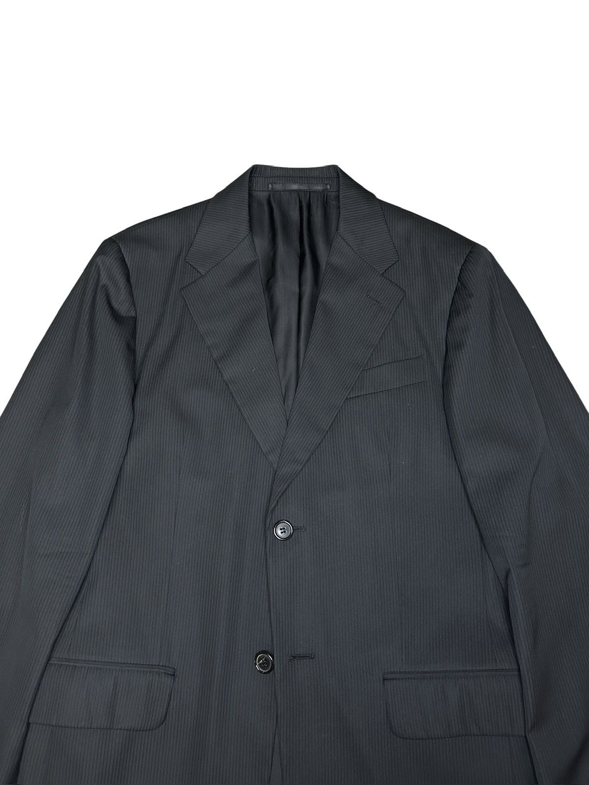 Prada 00s Stripe Suit Ensemble Size 46R - 4 Thumbnail
