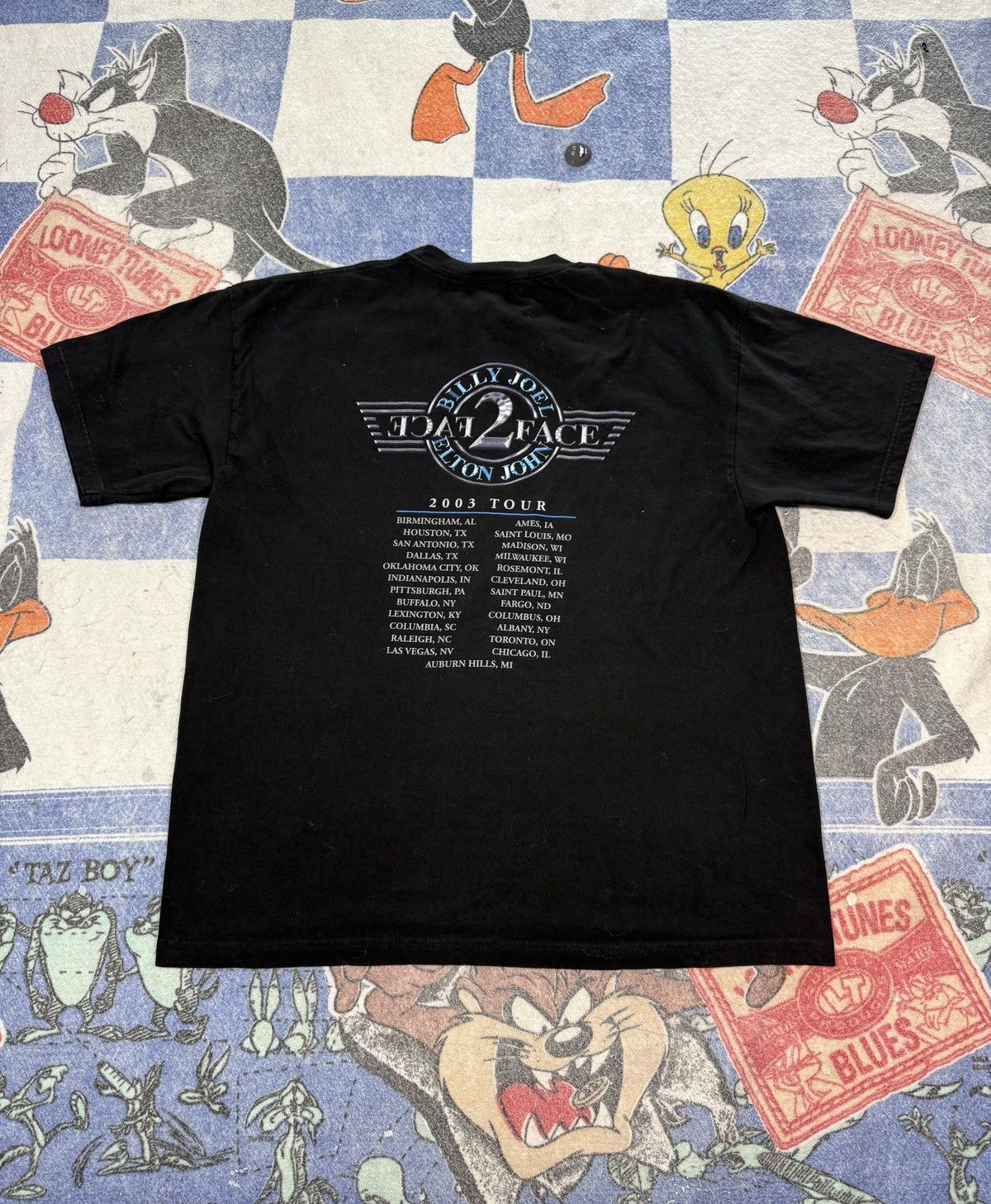 Band Tees Vintage billy joel elton john tour tee Size US XL / EU 56 / 4 - 3 Thumbnail