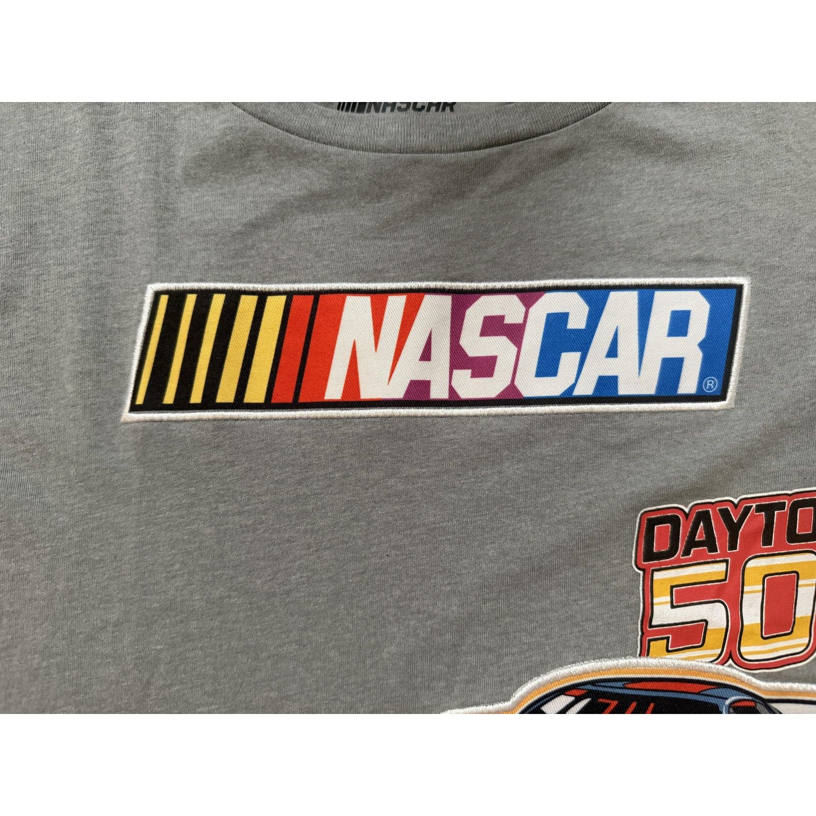 NASCAR NASCAR Daytona 500 Shirt Mens XL Gray Racing Speedway Cars Size US XL / EU 56 / 4 - 4 Thumbnail