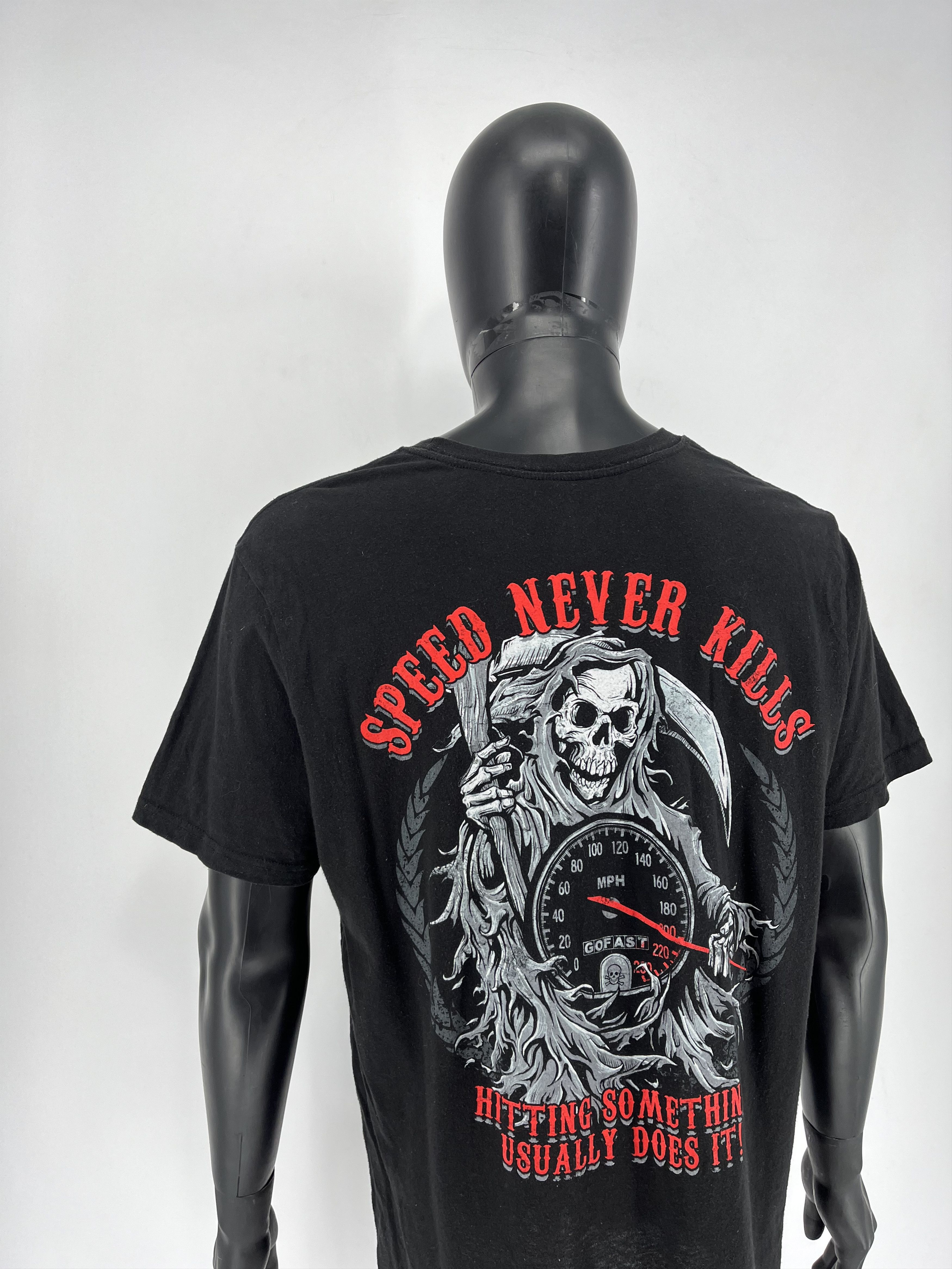 Harley Davidson Lethal Threat MOTORGEAR Skull Motorcycle Biker Speed Doesn’t Size US XL / EU 56 / 4 - 9 Thumbnail