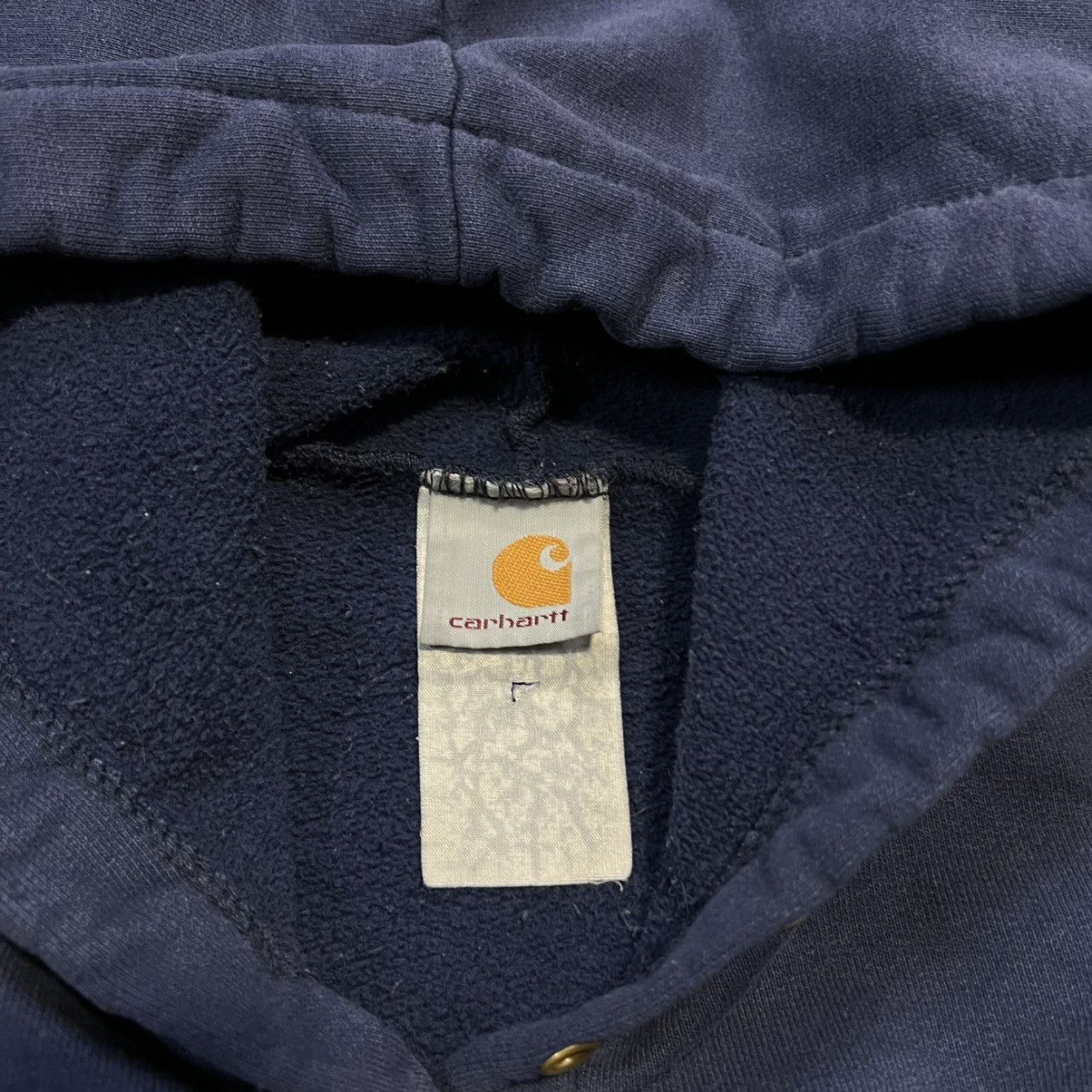 Carhartt × Vintage Vintage 90s Carhartt Hoodie Sweatshirt Workwear Faded Boxy Size US XL / EU 56 / 4 - 9 Thumbnail
