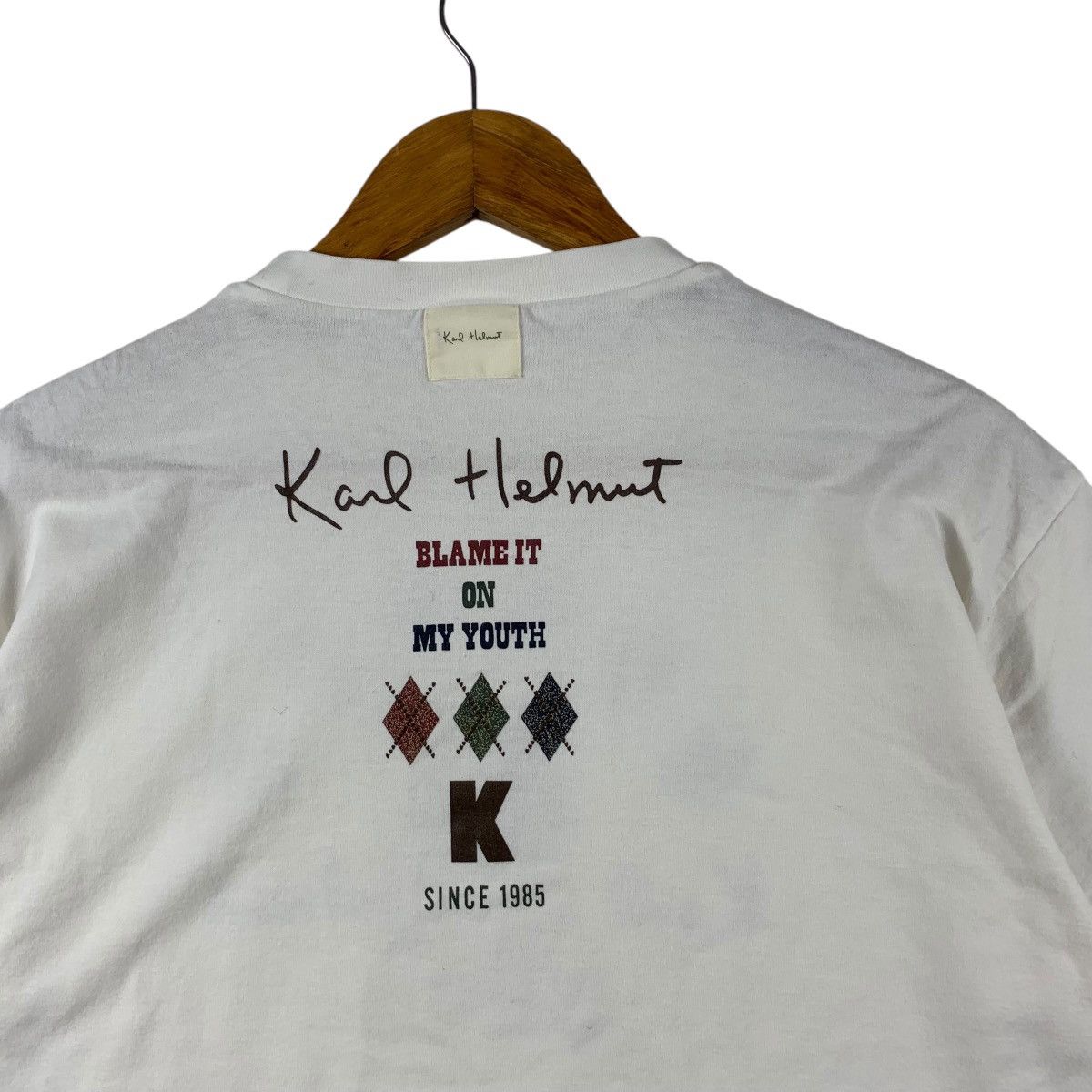 Karl Helmut Vintage KARL HELMUT JAPAN Pink House Dog Youth Tee Shirt Size M / US 6-8 / IT 42-44 - 6 Thumbnail