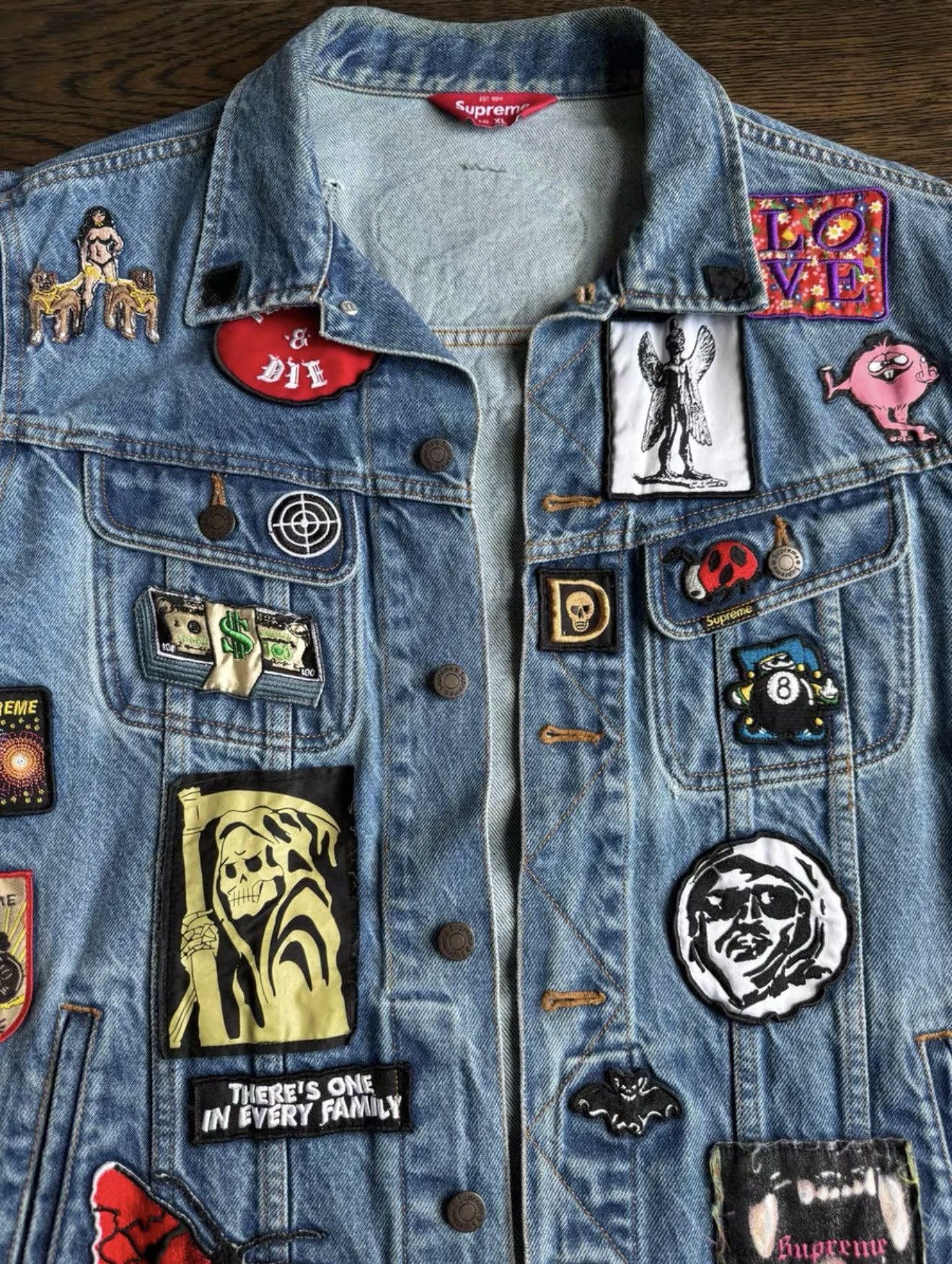 Supreme Supreme patches denim Trucker work Jacket Size US XL / EU 56 / 4 - 3 Thumbnail