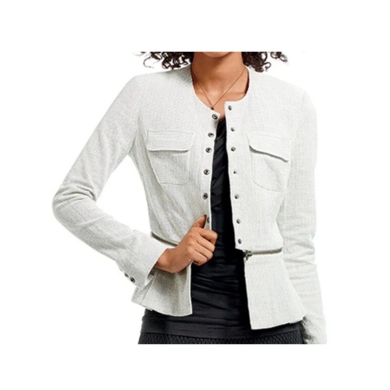 Other Carol Anderson by Invitation CABi White Cotton Removable Pe Size M / US 6-8 / IT 42-44 - 1 Thumbnail