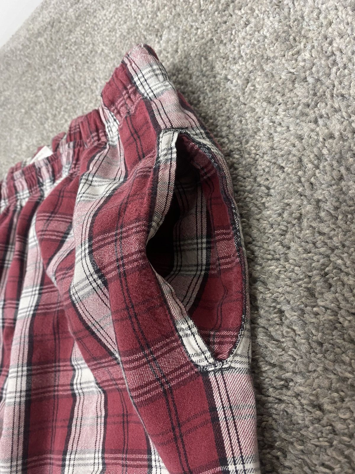 Vintage Plaid white and red pajama pants Size US 32 / EU 48 - 7 Thumbnail