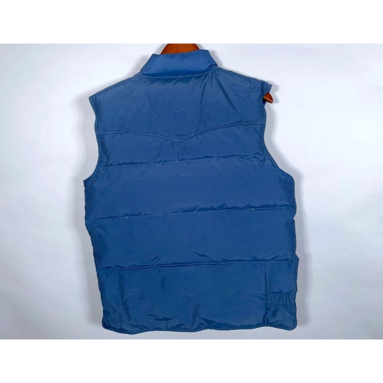 Vintage VINTAGE Friendship Down Puffer Vest Adult Medium Blue Snap Casual 80s Mens Size US M / EU 48-50 / 2 - 2 Thumbnail