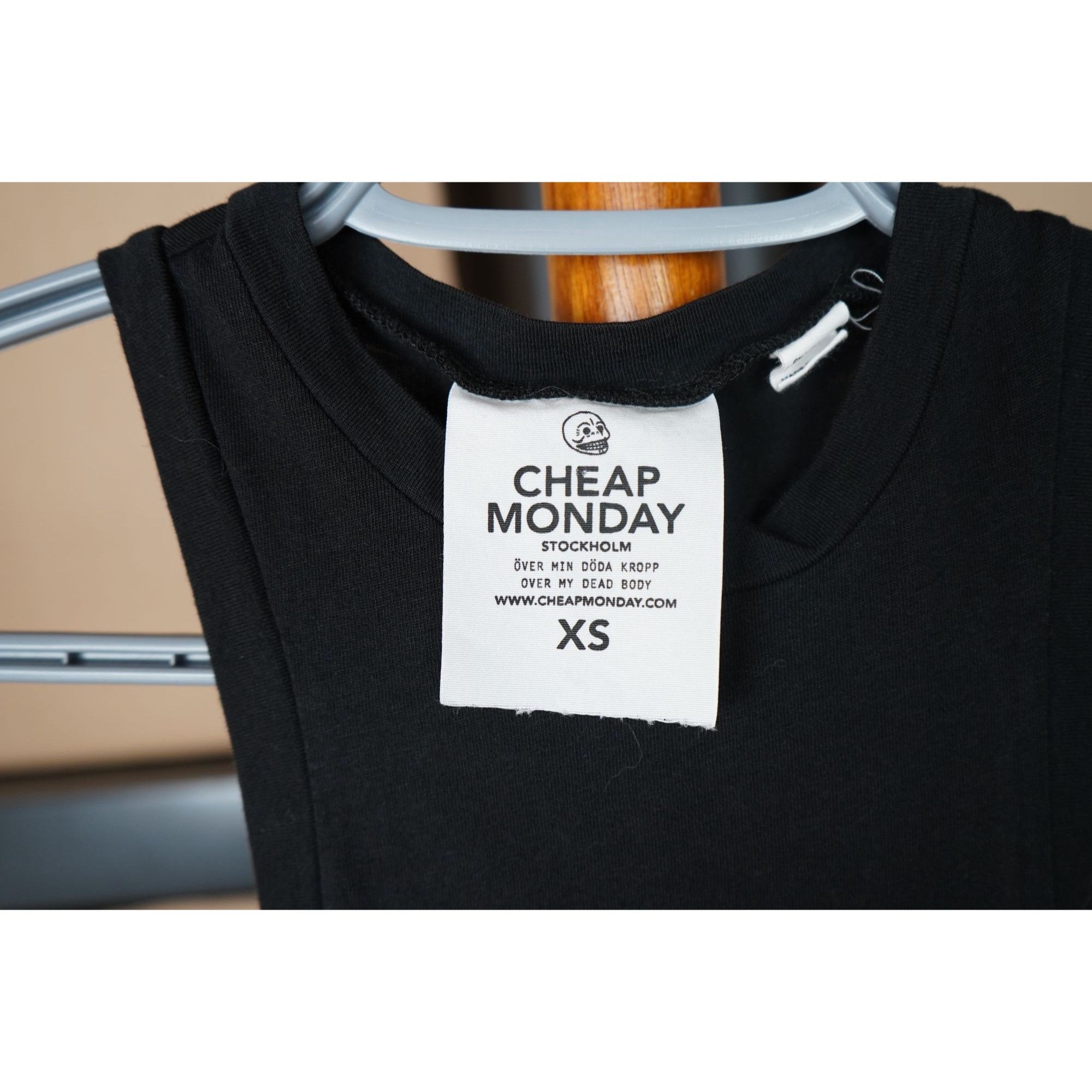 Cheap Monday Cheap Monday Black Lucid XS Tank Top #397 Size XS / US 0-2 / IT 36-38 - 5 Thumbnail