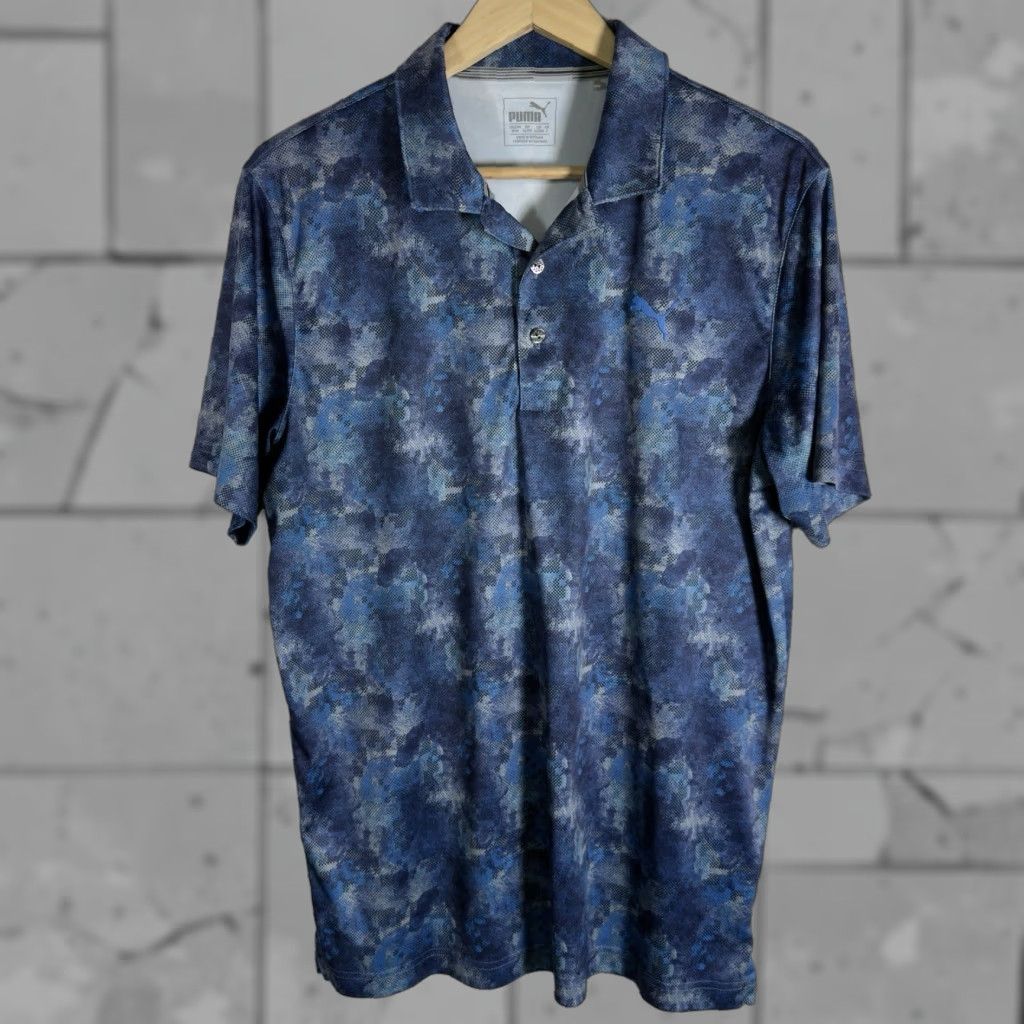 Puma Puma Athletic Polo Shirt Blue Mens Size M Size US M / EU 48-50 / 2 - 1 Thumbnail
