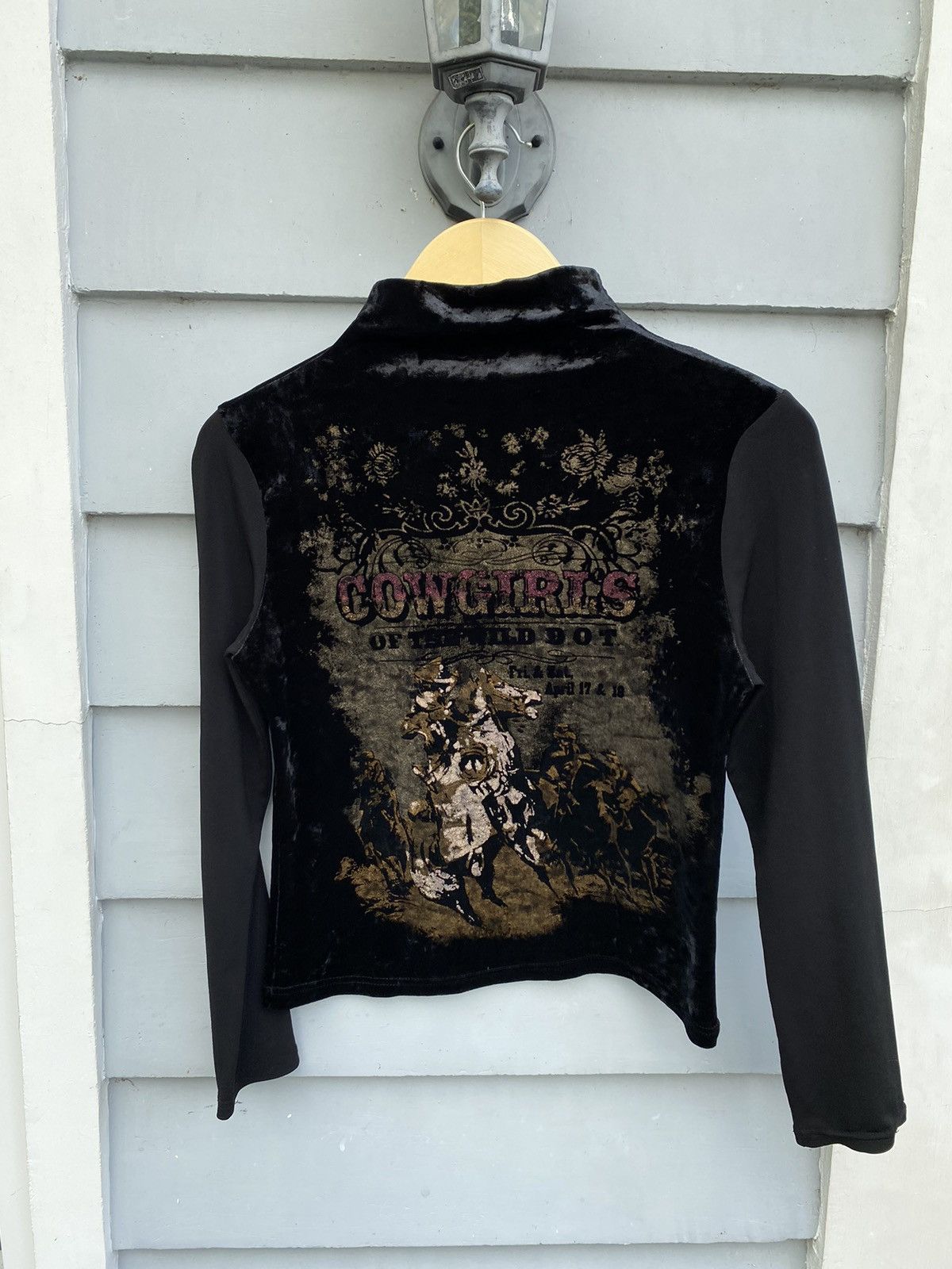 Vintage Cowgirls Wild One Dot Highneck Longsleeves Size S / US 4 / IT 40 - 2 Thumbnail