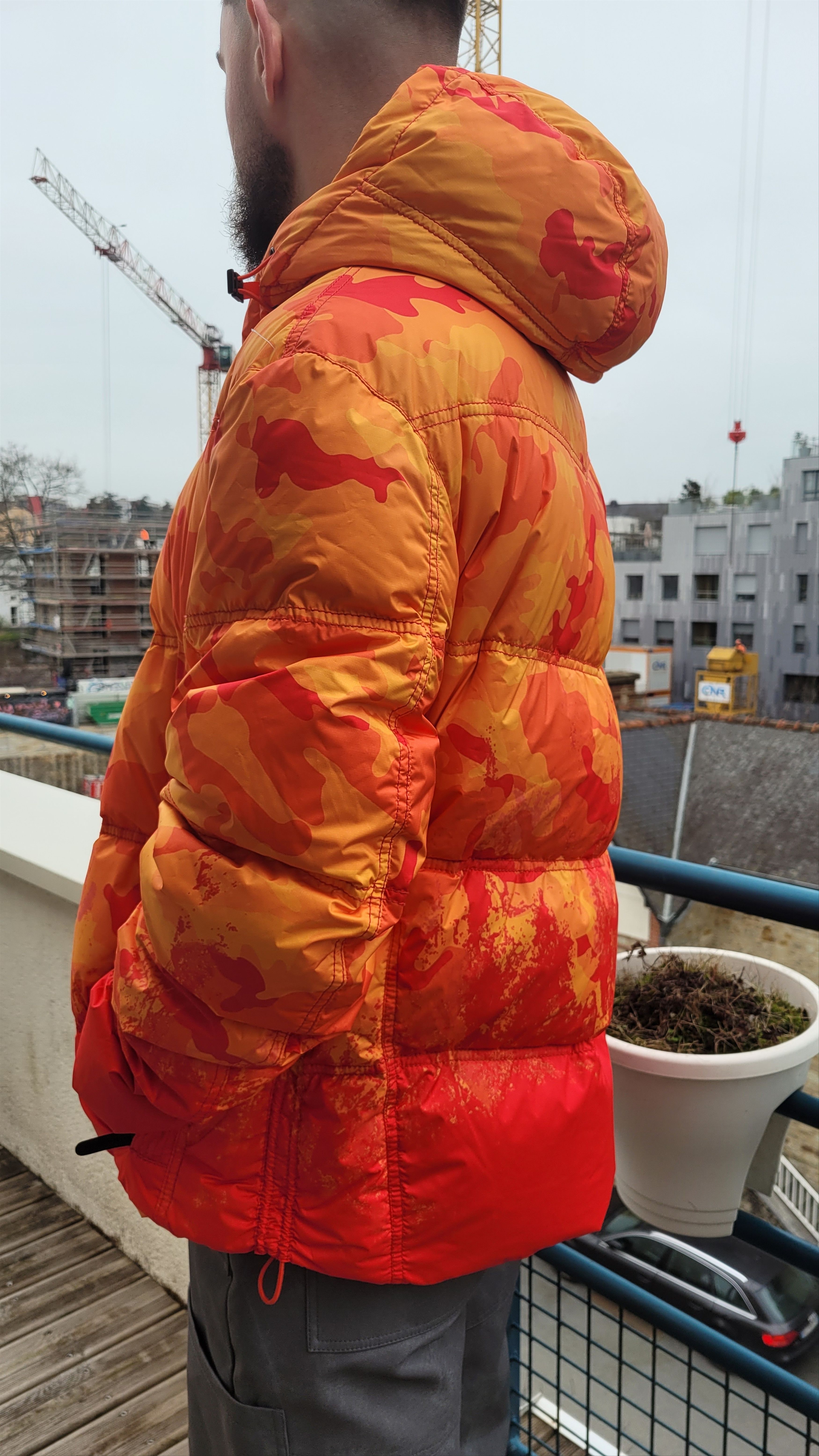 Other KRU V Power Orange Camo fade puffer jacket Size US XL / EU 56 / 4 - 11 Thumbnail