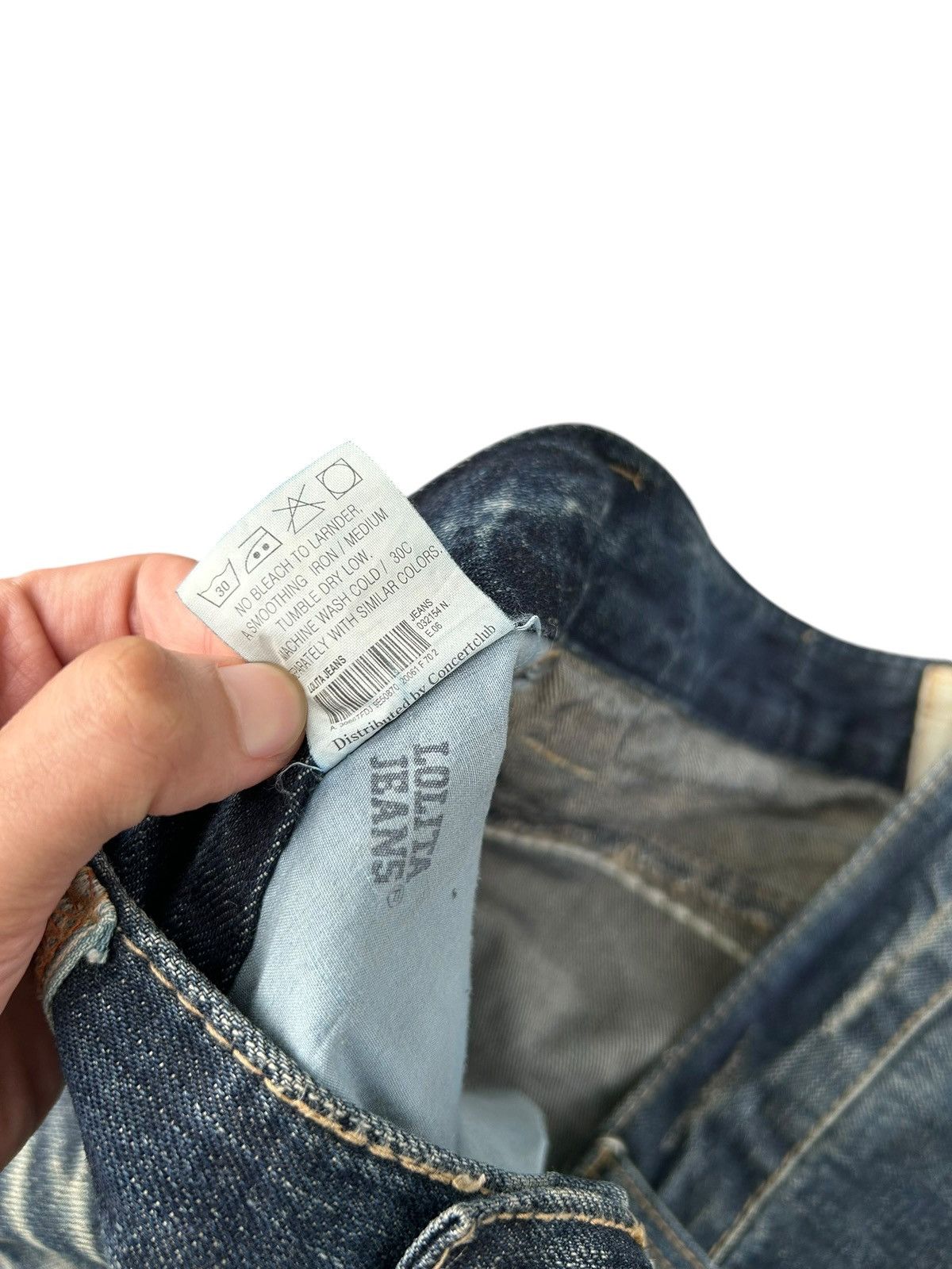 Kapital YOSHITOMO NARA LOLITA Exotic Vintage Rusty Faded Denim Jeans Size US 34 / EU 50 - 12 Thumbnail