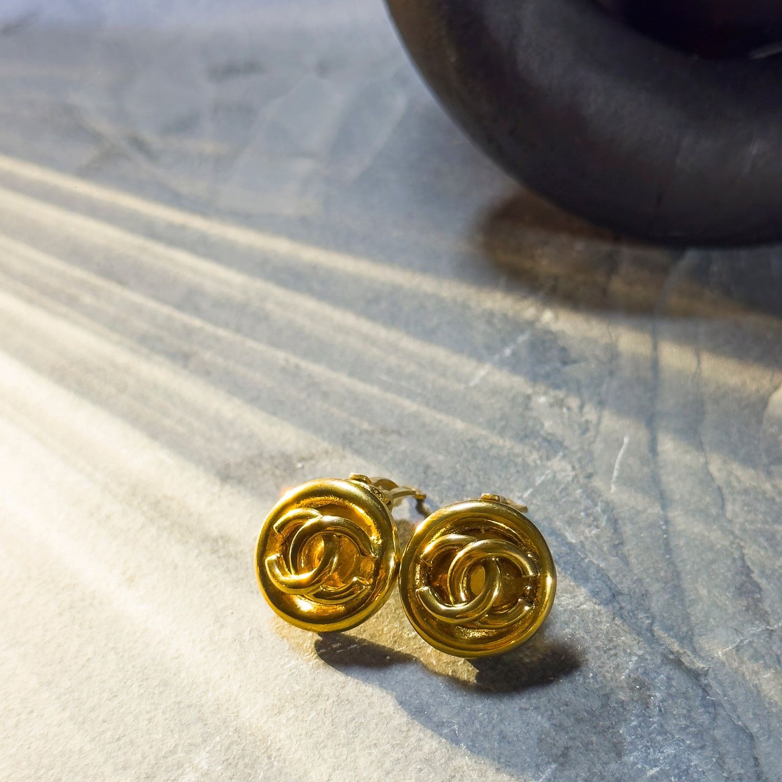 Chanel Vintage Chanel Karl Lagerfeld Era Earrings Size ONE SIZE - 2 Thumbnail