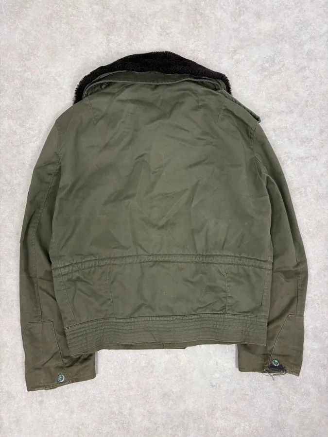 Vintage 1960s U.S. Army Khaki Military Fur Collar Jacket Size US S / EU 44-46 / 1 - 6 Thumbnail