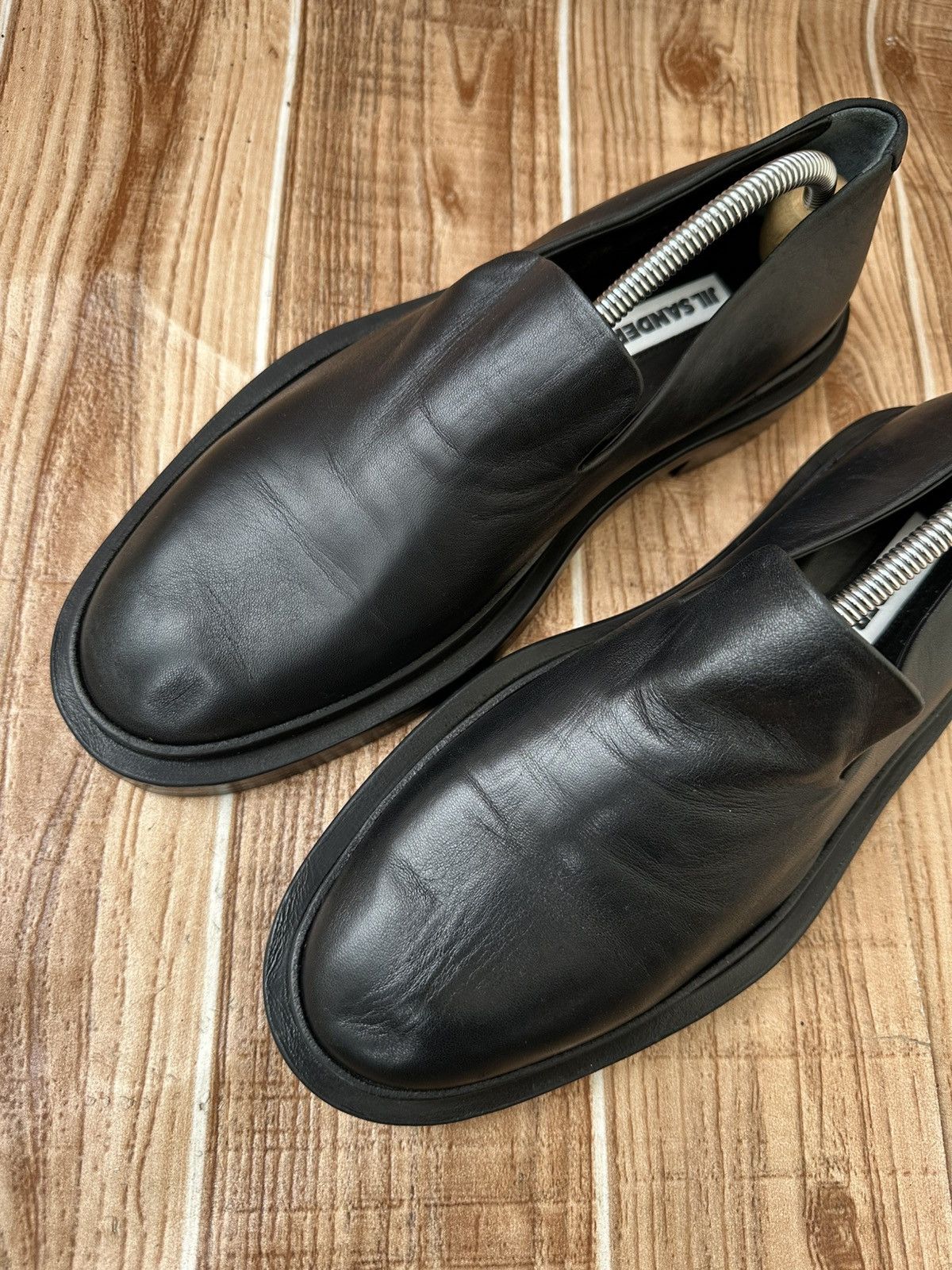 Jil Sander Jil Sander Flat Leather Black Loafer Size US 7 / EU 40 - 5 Thumbnail