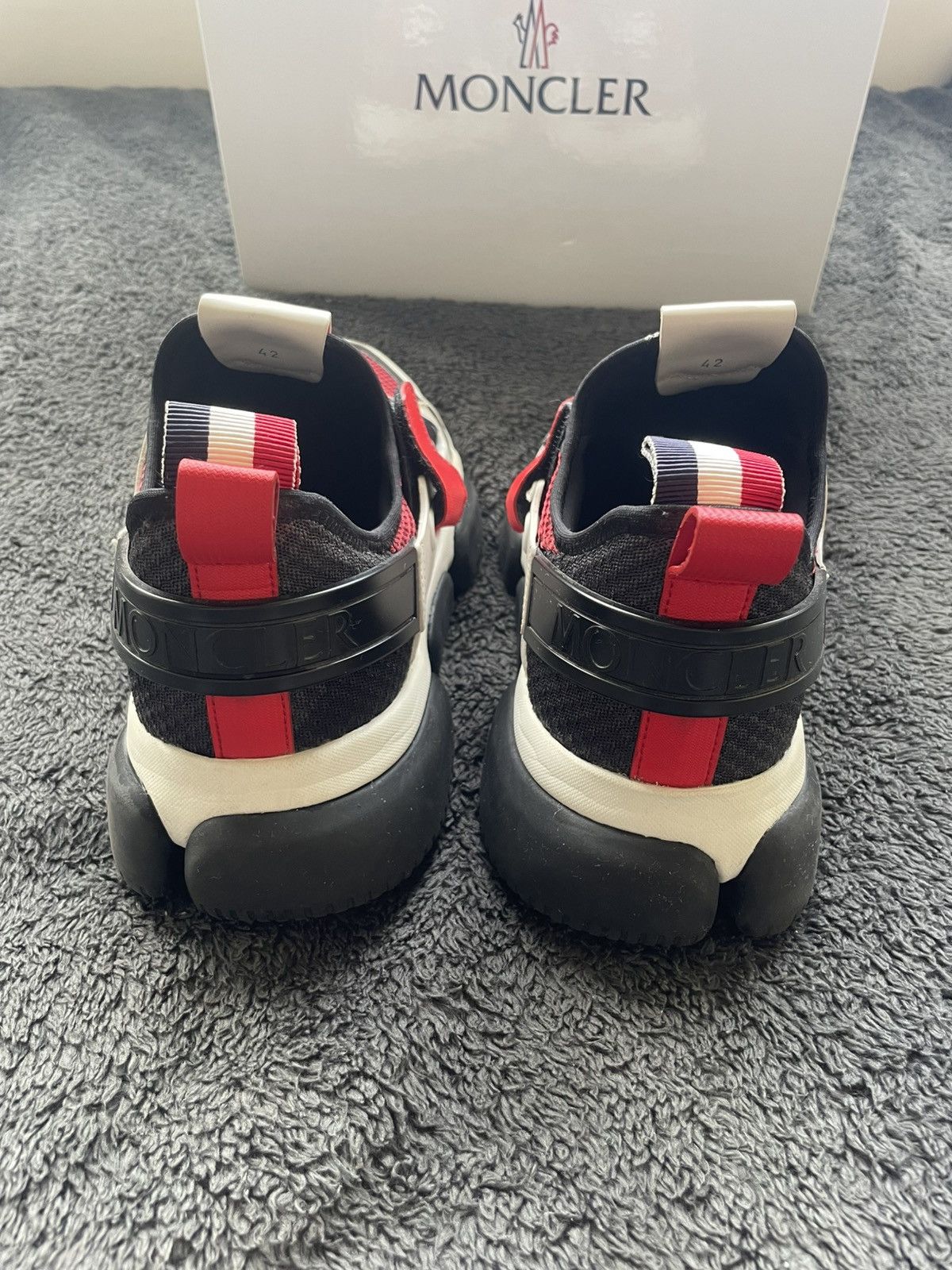 Moncler Baskets Moncler Bakary Scarpa Noir , Blanc 42 Size US 8.5 / EU 41-42 - 5 Thumbnail