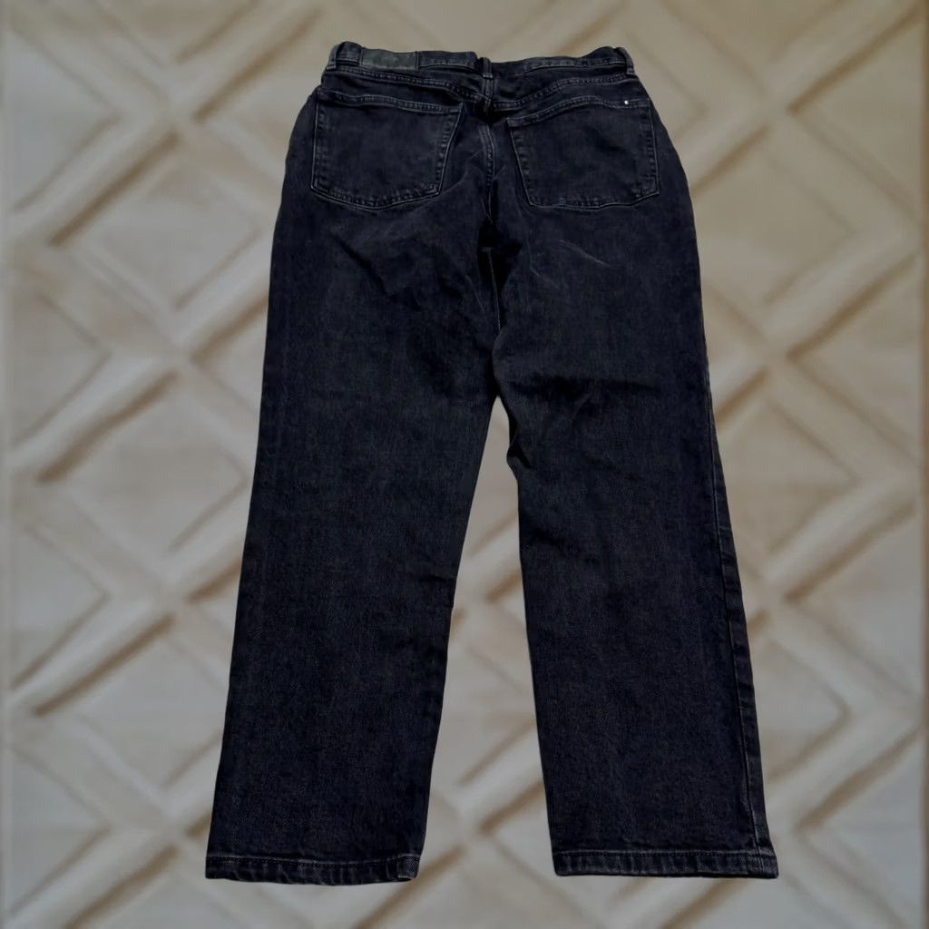 Levi's Everlane The Original Cheeky Cropped Denim Jeans Womens 27 Black Organic Cotton Jeans Size 27" / US 4 / IT 40 - 1 Thumbnail