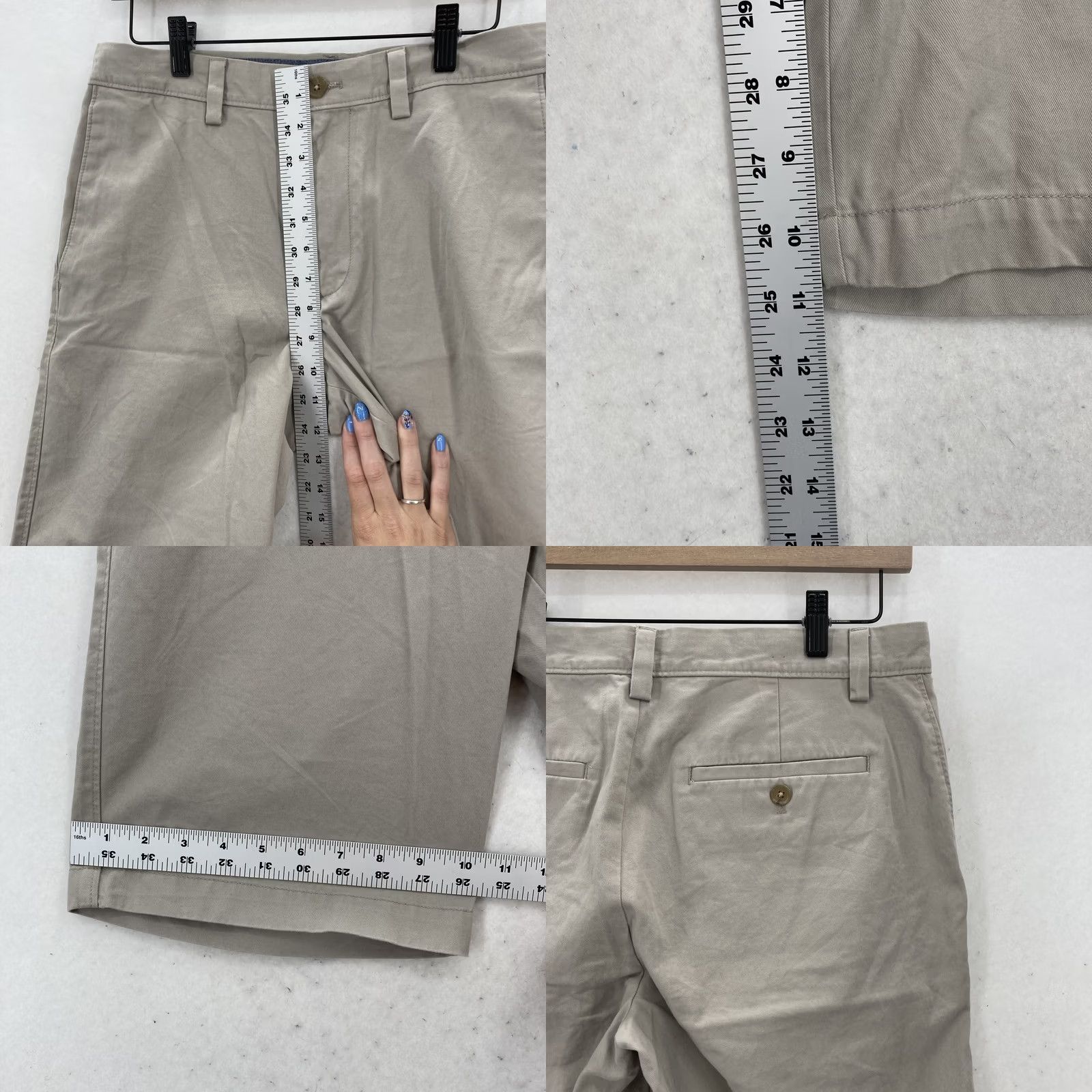 Banana Republic VINTAGE: Ban ana Republic Emerson Shorts Mens 30 Chino Flat Front Casual 513 Preppy NWT Size US 30 / EU 46 - 8 Thumbnail