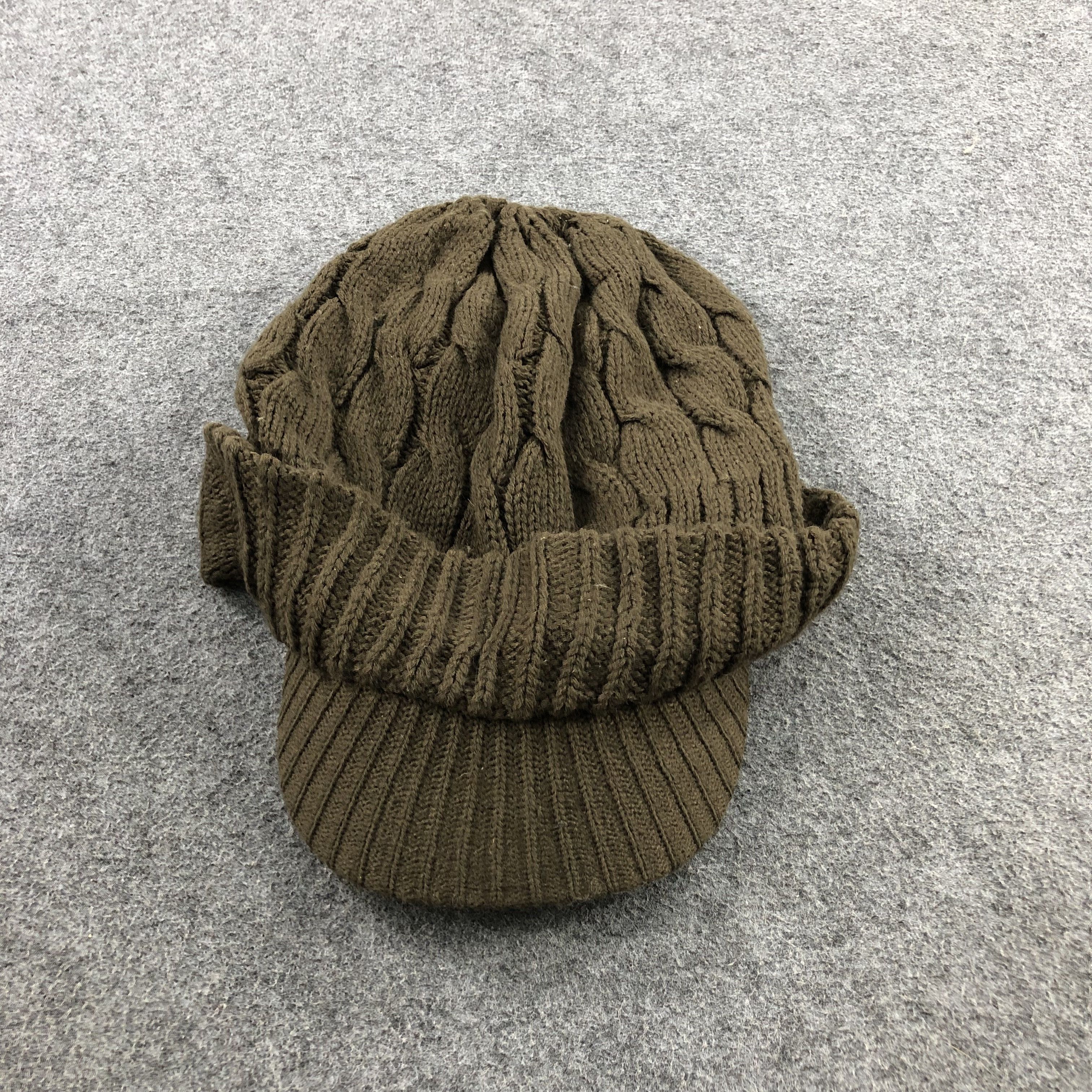 Vintage Unknown M Second Cable Knit Snowcap Snow Hat Beanie B41 Size ONE SIZE - 1 Thumbnail