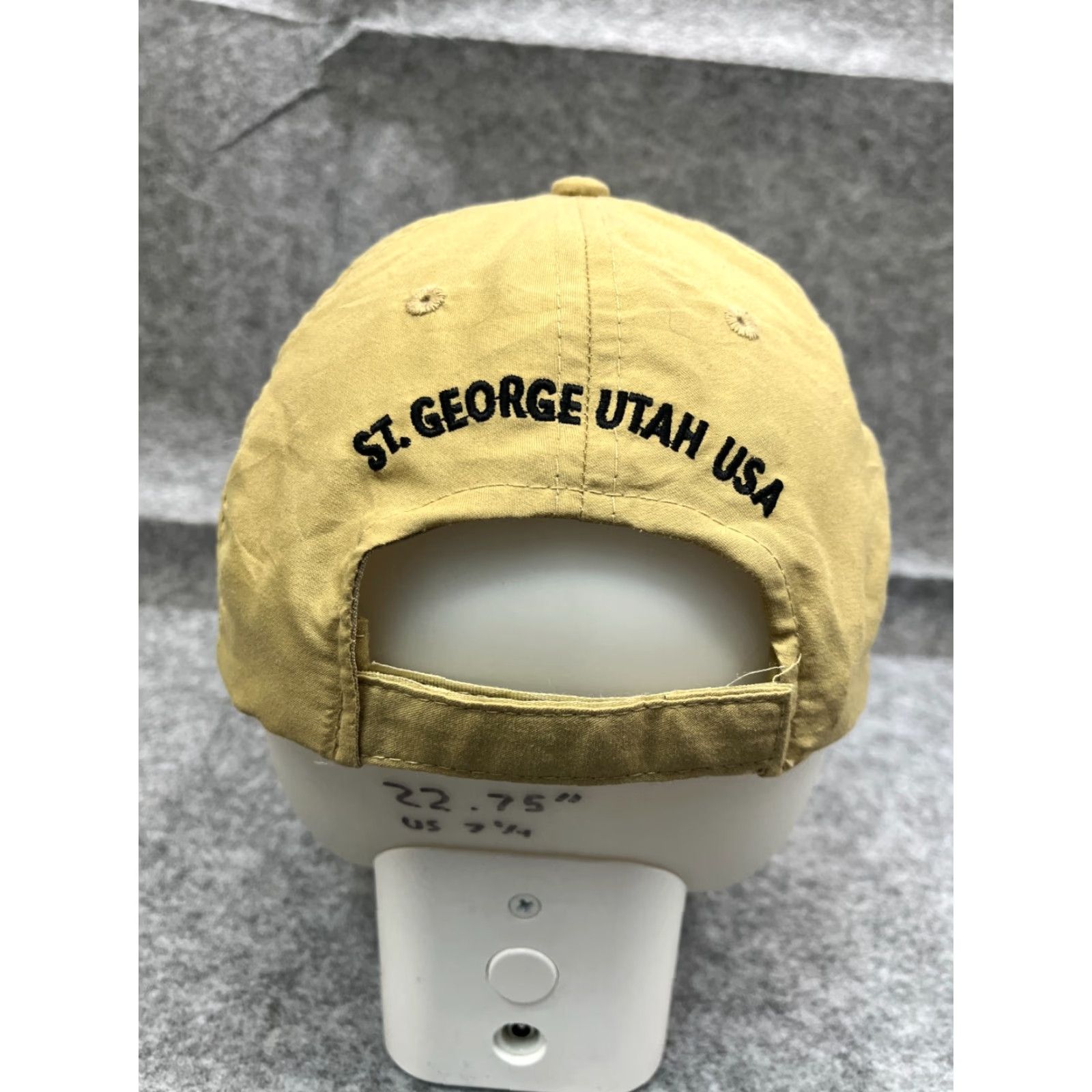 Huntsman Huntsman World Senior Games Hat Cap Strap Back Adult Beige Polyester Sports Size ONE SIZE - 6 Thumbnail
