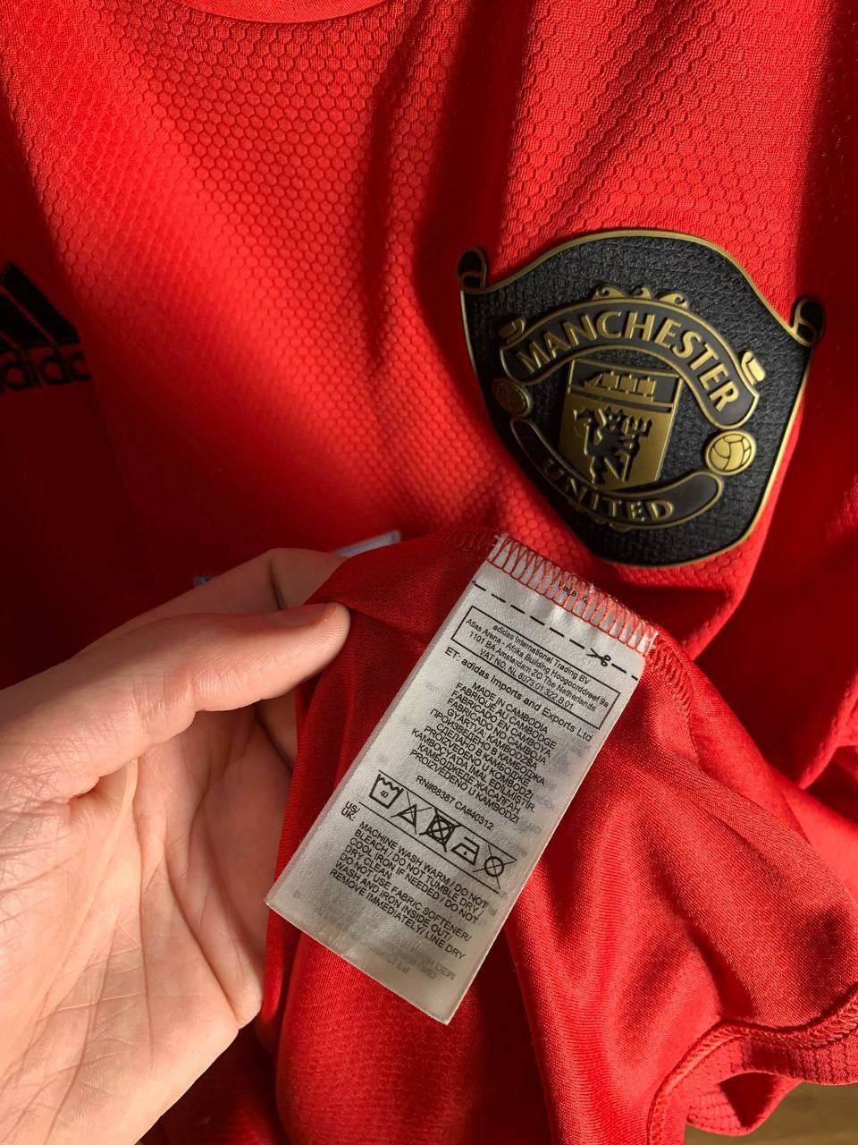 Adidas Vintage Adidas FC Manchester United England Soccer Jersey Size US L / EU 52-54 / 3 - 12 Thumbnail
