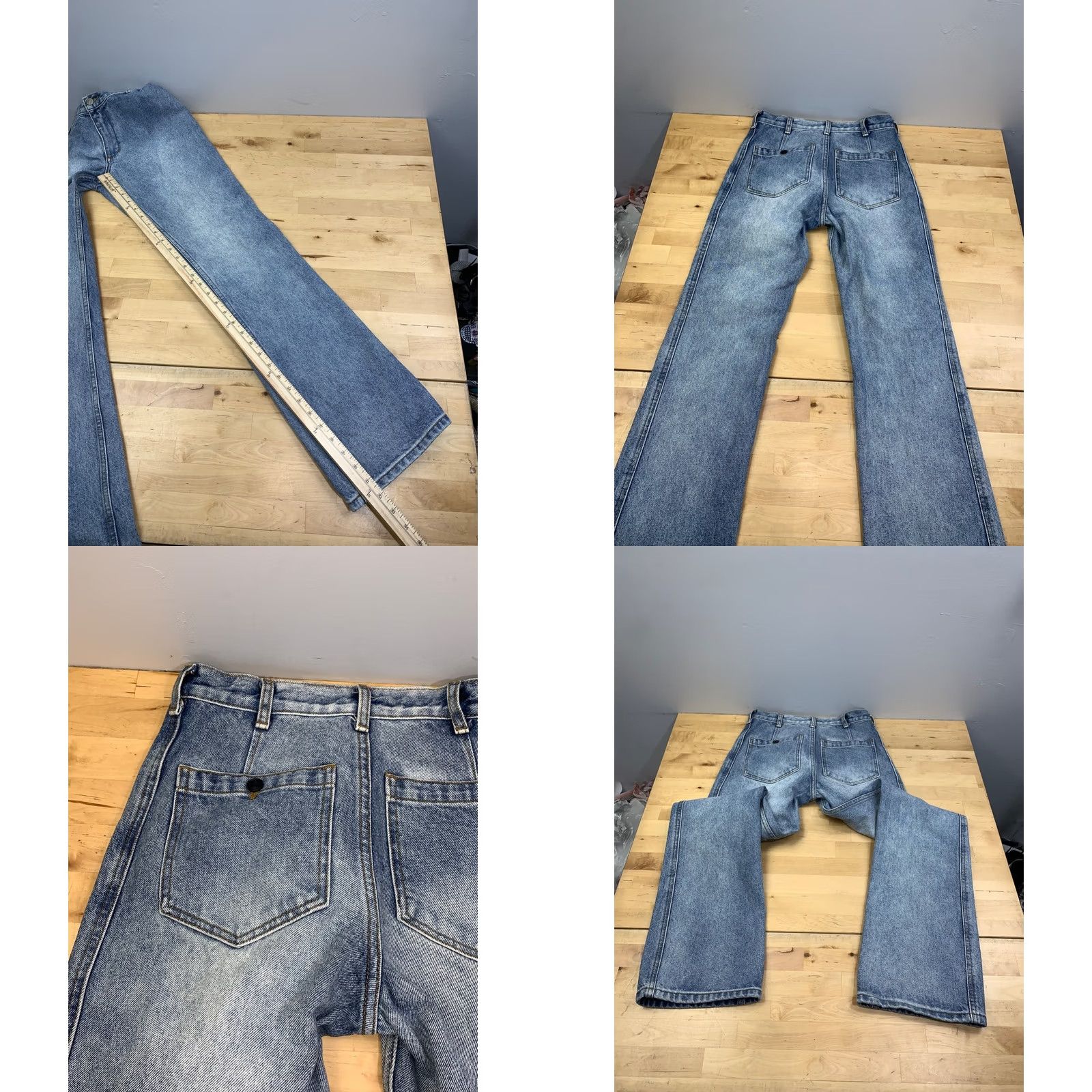 Vintage J. Galt Jeans Women S Light Blue Straight Leg 5-Pocket Denim Button Vintage? No, Regular Fit Size 28" / US 6 / IT 42 - 8 Thumbnail