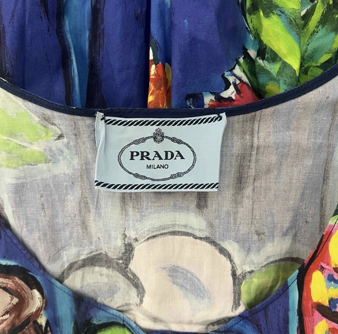 Prada Prada Pleated Painting Dress Size S / US 4 / IT 40 - 5 Thumbnail