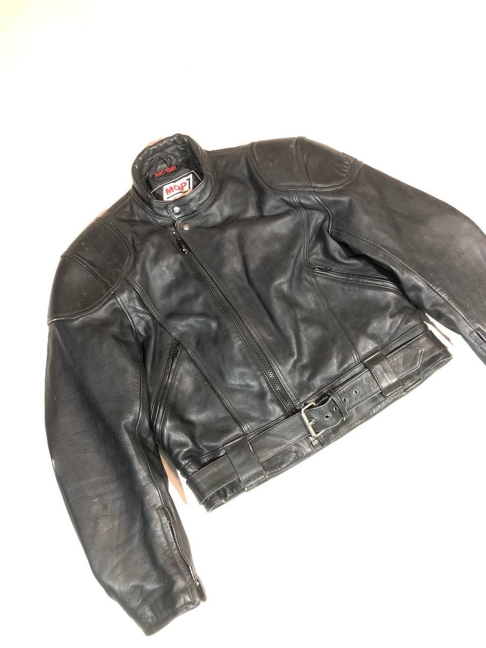 Other MQP Racing Moto Leather Jacket Vintage Black Style Size US L / EU 52-54 / 3 - 6 Thumbnail