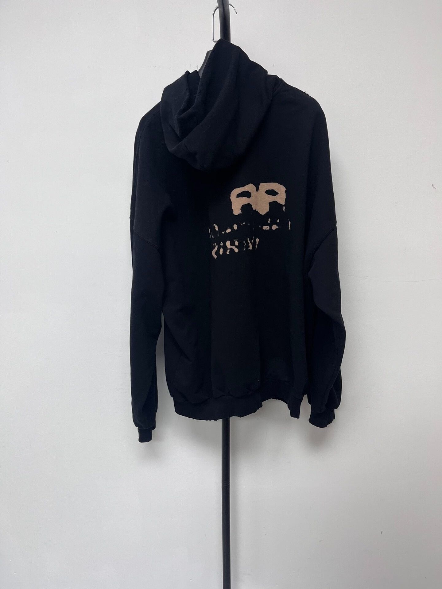 Balenciaga balenciaga logo printed hooded sweatshirt for men Size US M / EU 48-50 / 2 - 2 Thumbnail