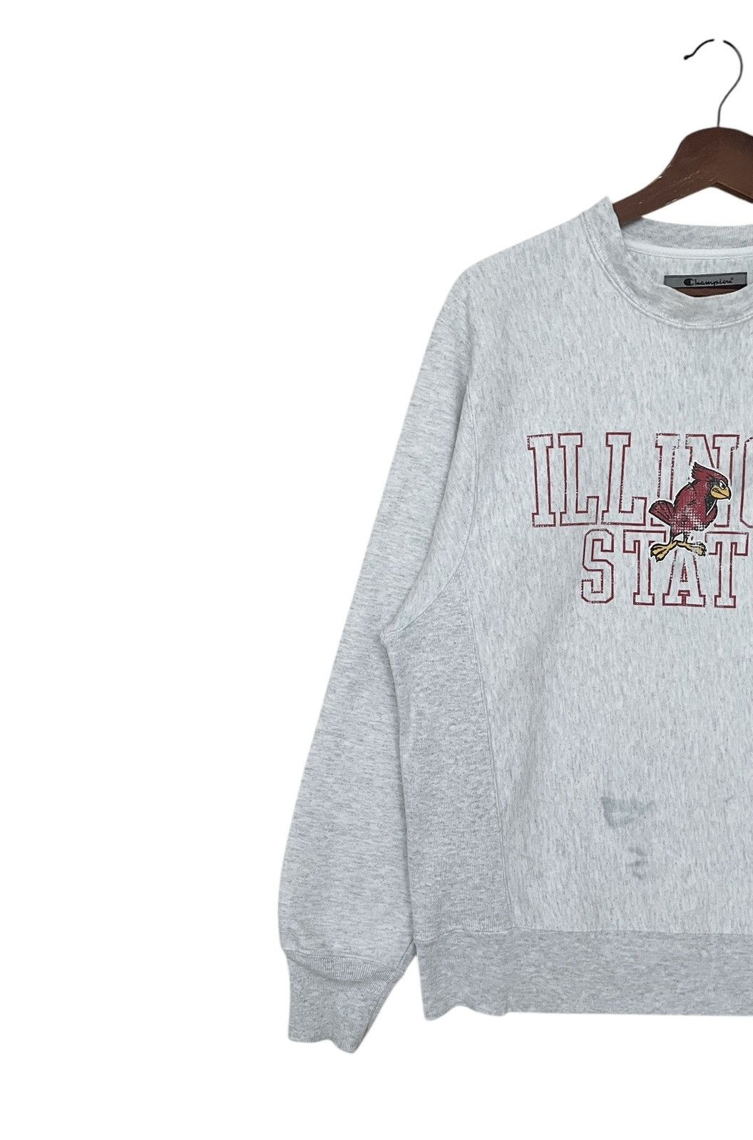 Champion × Vintage Vintage Champion Reversible Weave Illinois Sweatshirt 1990s Size US S / EU 44-46 / 1 - 5 Thumbnail