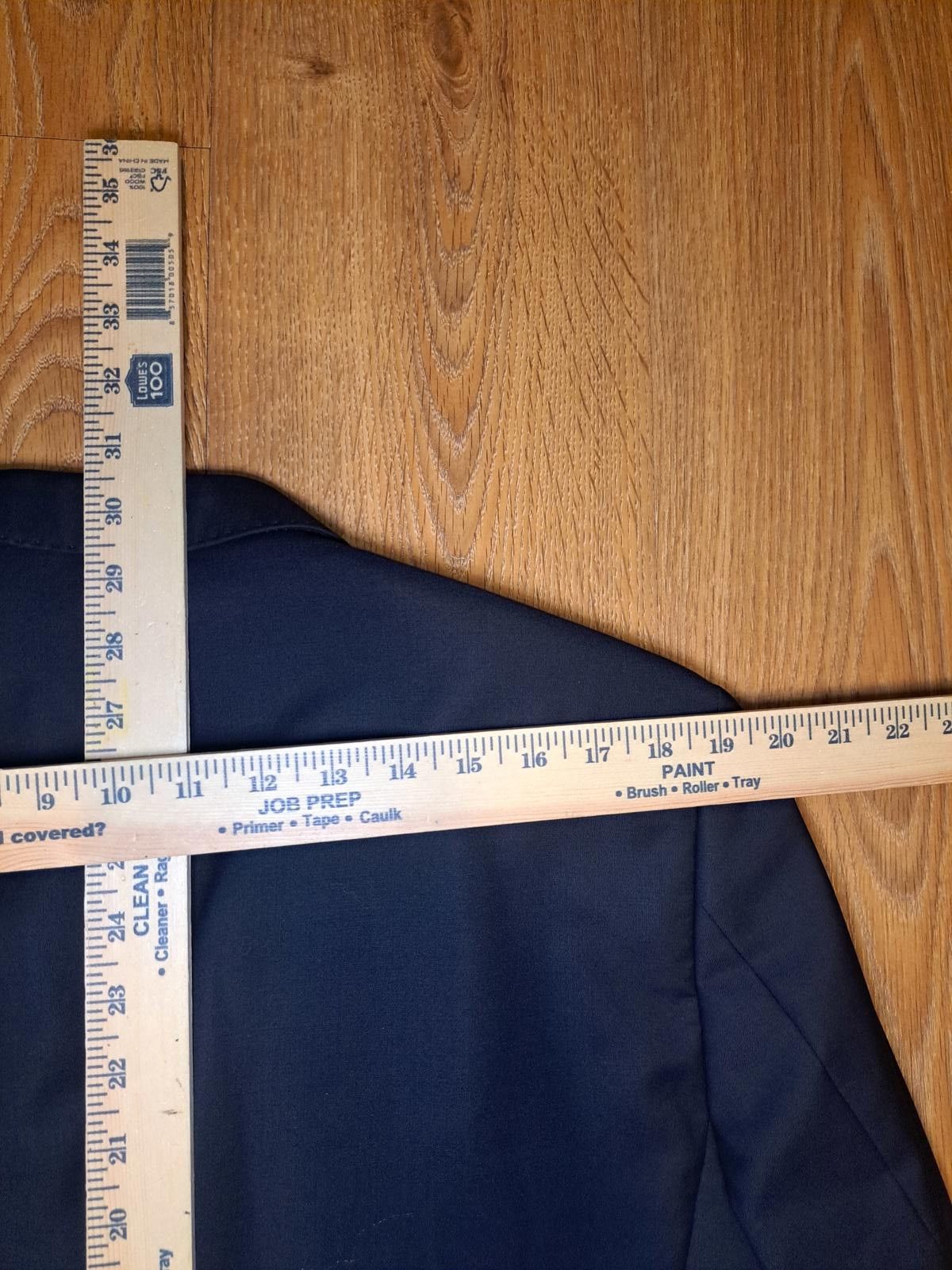 Hugo Boss Hugo Boss Guabello Sport Coat Mens 42R Navy Blue Virgin Wool Size 42R - 12 Thumbnail