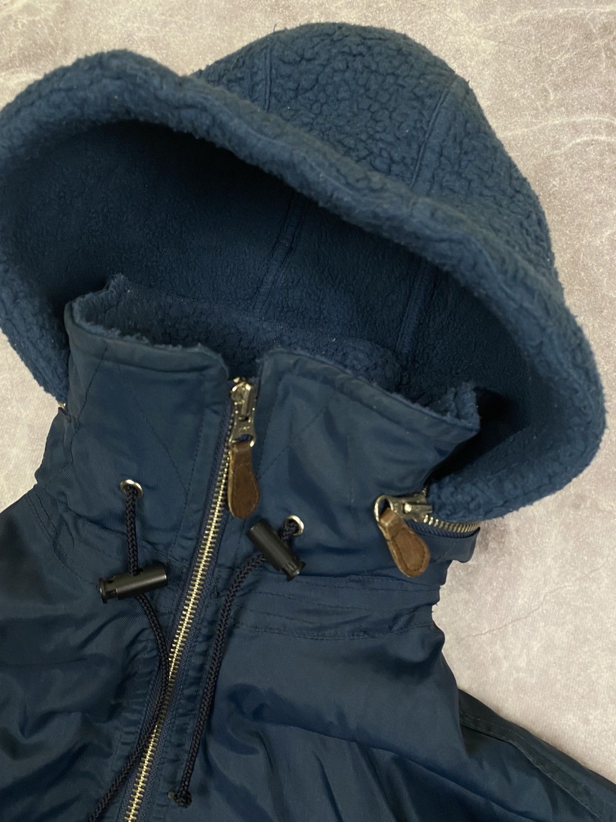 Polo Ralph Lauren Polo Sport Vintage Ralph Lauren Nylon Jacket Fleece Hooded M Size M / US 6-8 / IT 42-44 - 4 Thumbnail