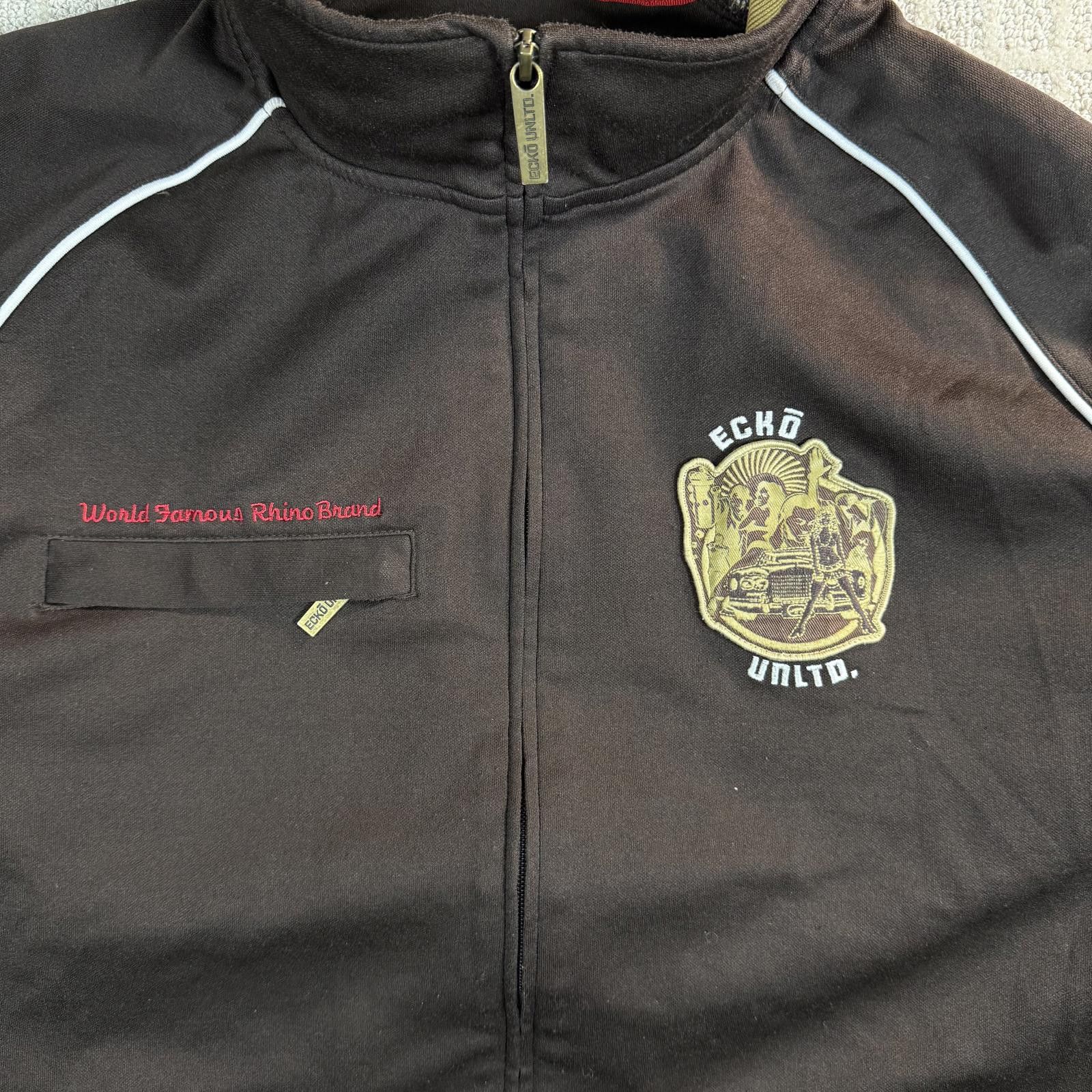 Ecko Unltd. Vintage Ecko Unltd Track Jacket Large Rhino Y2K Streetwear Size US L / EU 52-54 / 3 - 2 Thumbnail