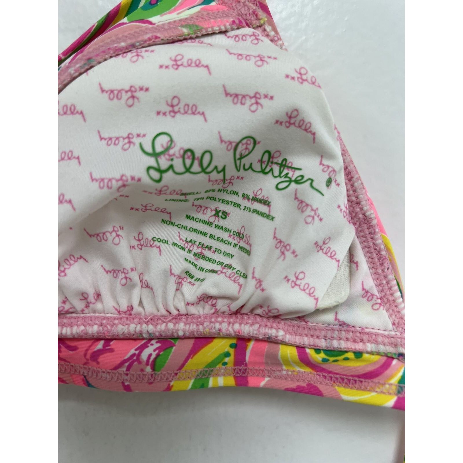Lilly Pulitzer Lilly Pulitzer Swim Top Bailor Bikini Pink All XS A001638 Size XS / US 0-2 / IT 36-38 - 5 Thumbnail