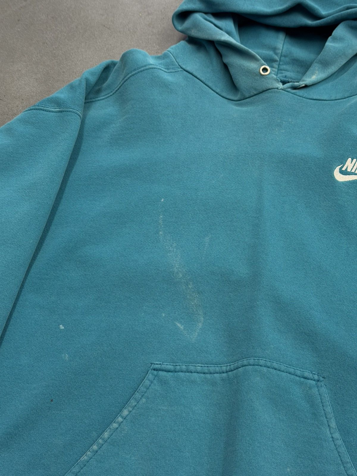 Nike 90's Vintage Nike Spellout Embroidered Swoosh Hoodie Size US L / EU 52-54 / 3 - 4 Thumbnail