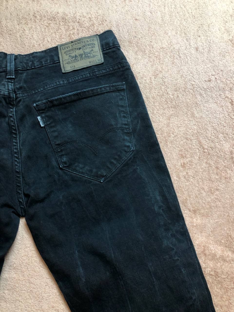 Levi's Vintage Levi's 519 Jeans Straight Leg Dark Wash Denim JEANS Size US 32 / EU 48 - 20 Thumbnail